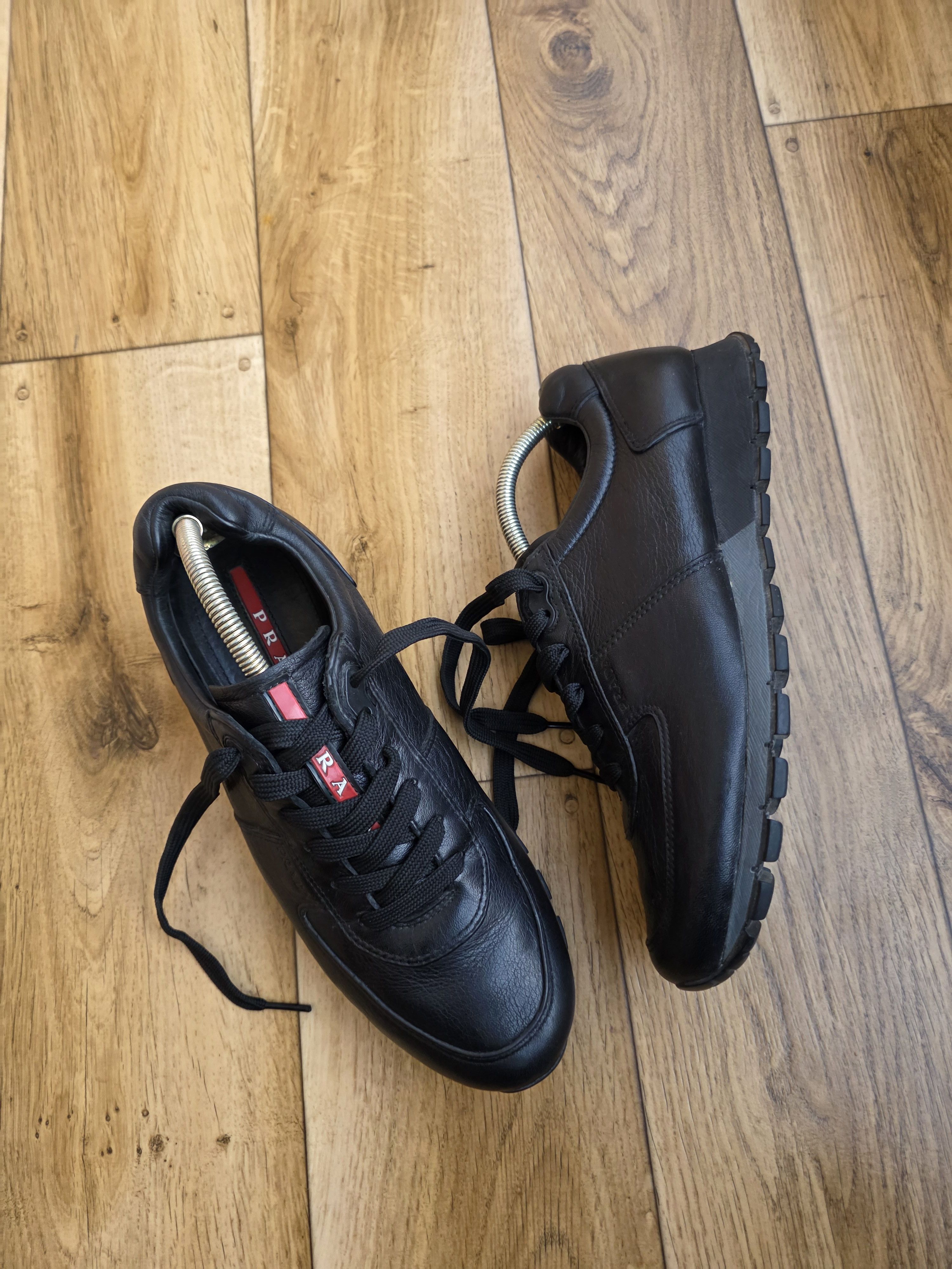 Prada Prada Low Top Leather Sneakers Size US 7 / EU 40 - 5 Thumbnail
