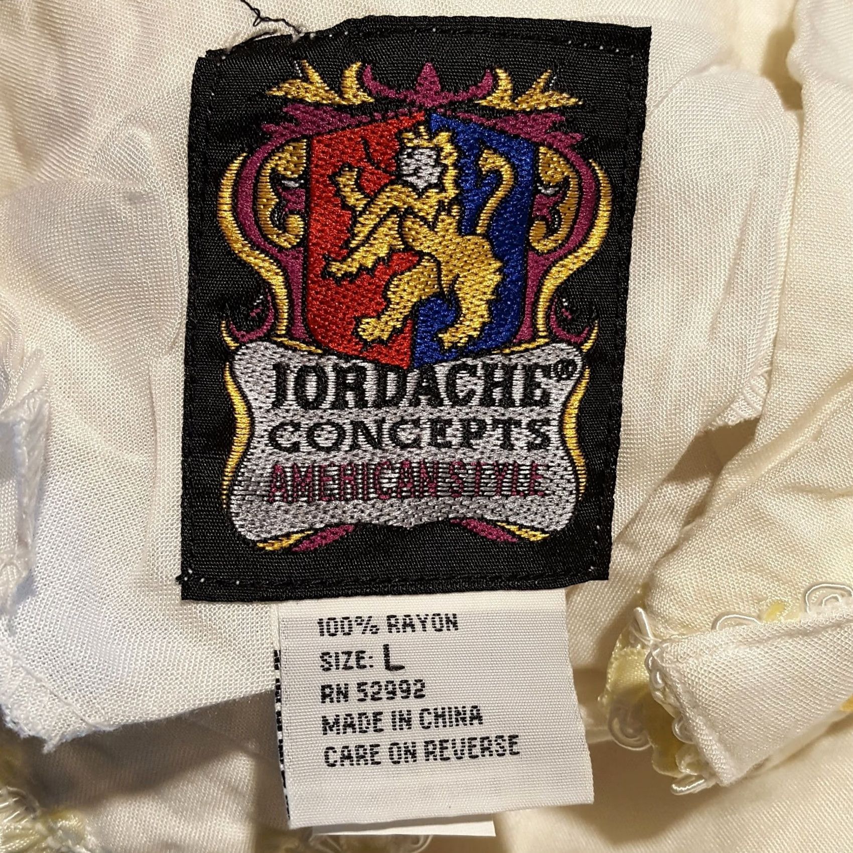 Jordache VINTAGE Jordache Preppy Shirt Womens L White Long Sleeve Button Up Collar Casual Fashion Size L / US 10 / IT 46 - 7 Thumbnail