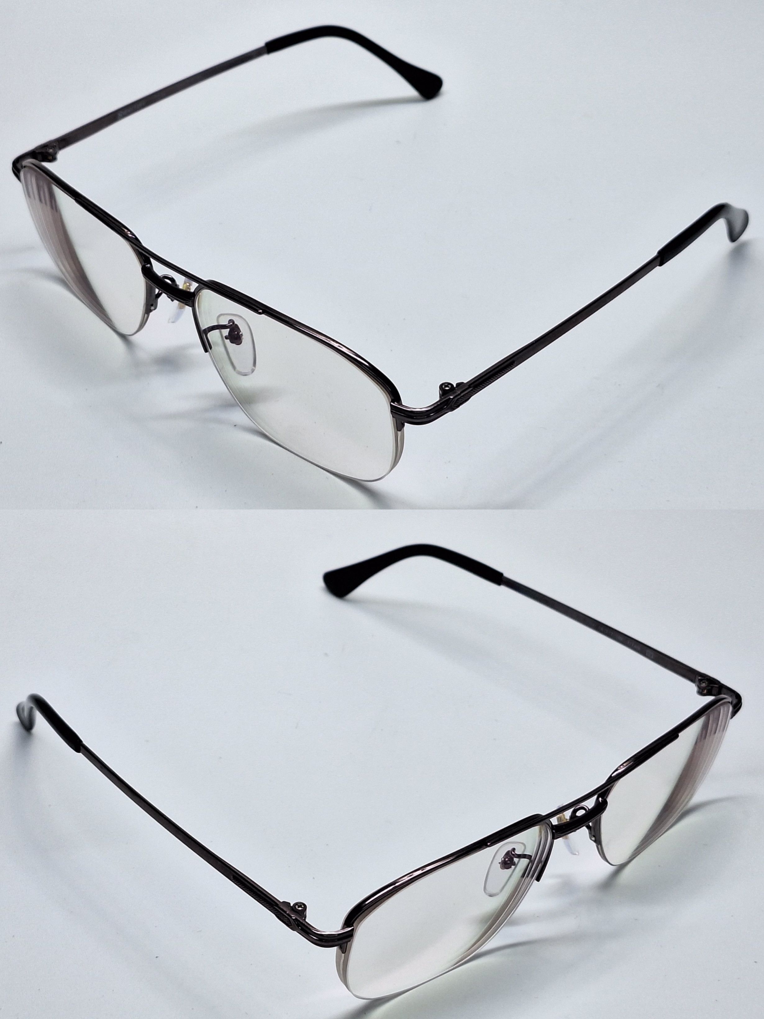 Other SuperTUFF 7216 Semi-Rimless Gunmetal Wide Eyeglass Fram Size ONE SIZE - 8 Thumbnail