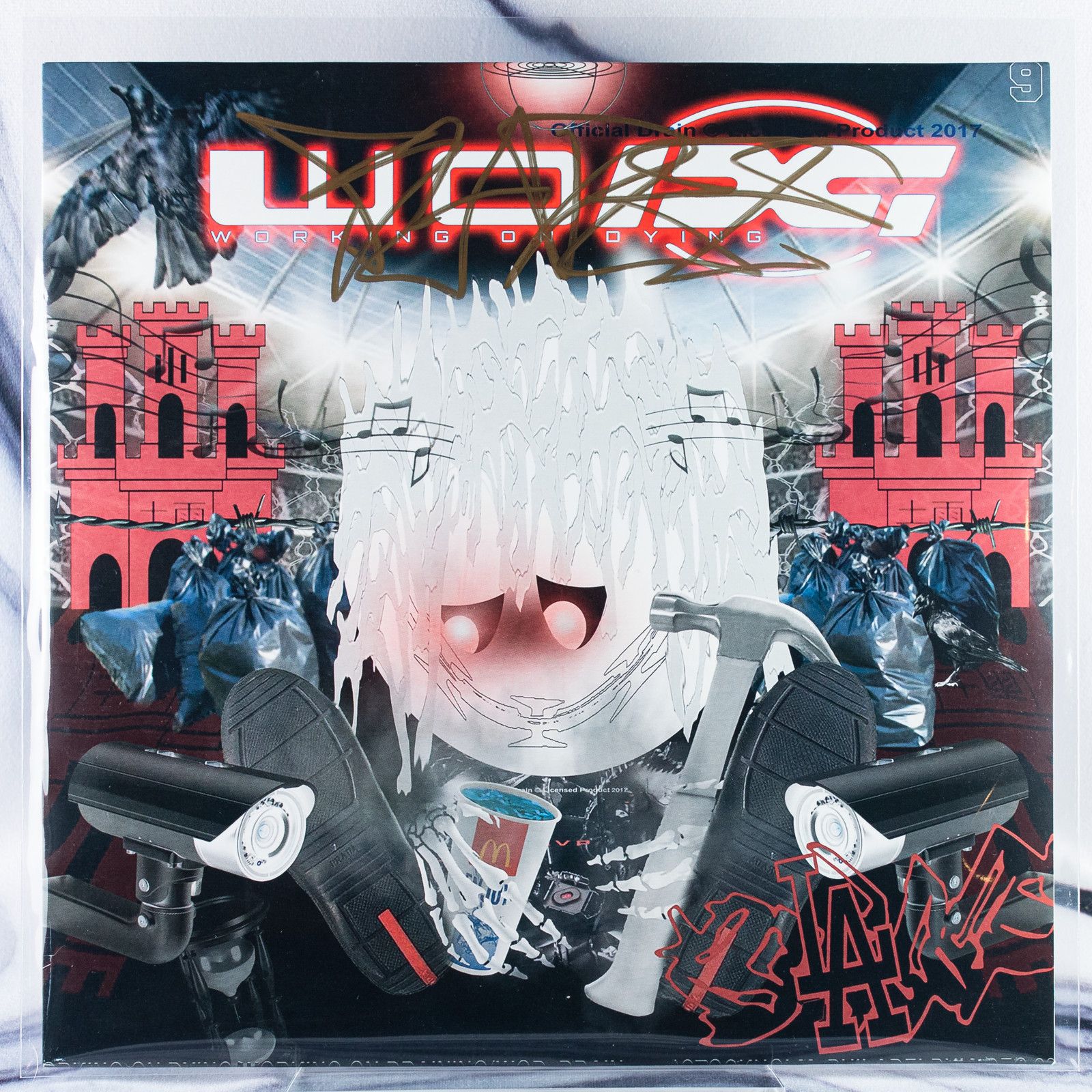 Drain Gang × Sad Boys BLADEE VINYL WORKING ON DYING SIGNED AUTOGRAPHED Ecco2k Size ONE SIZE - 16 Thumbnail