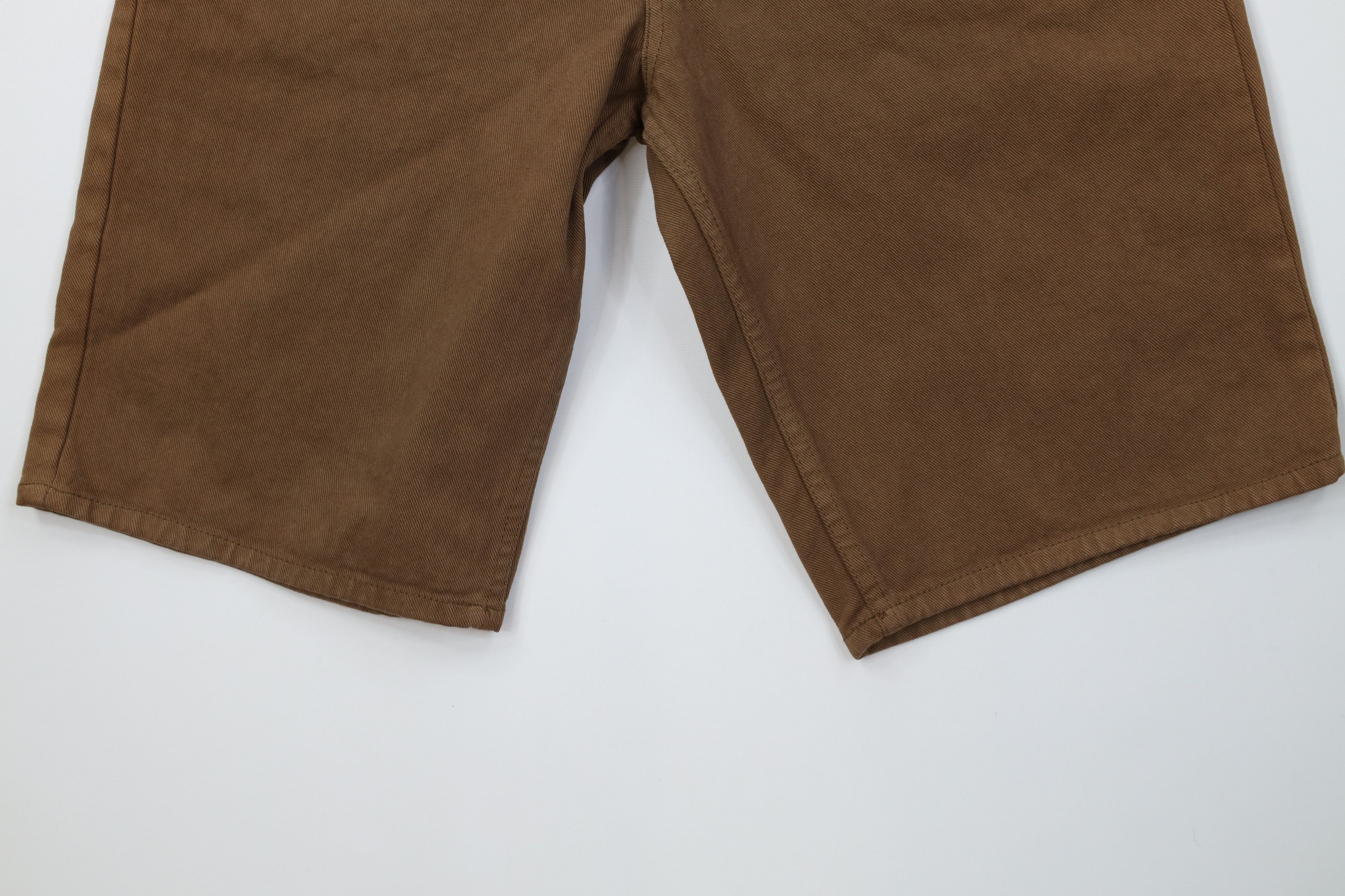 Vintage Deadstock Vintage 90s Paco Hip Hop Denim Jean Shorts Brown Size US 30 / EU 46 - 4 Thumbnail