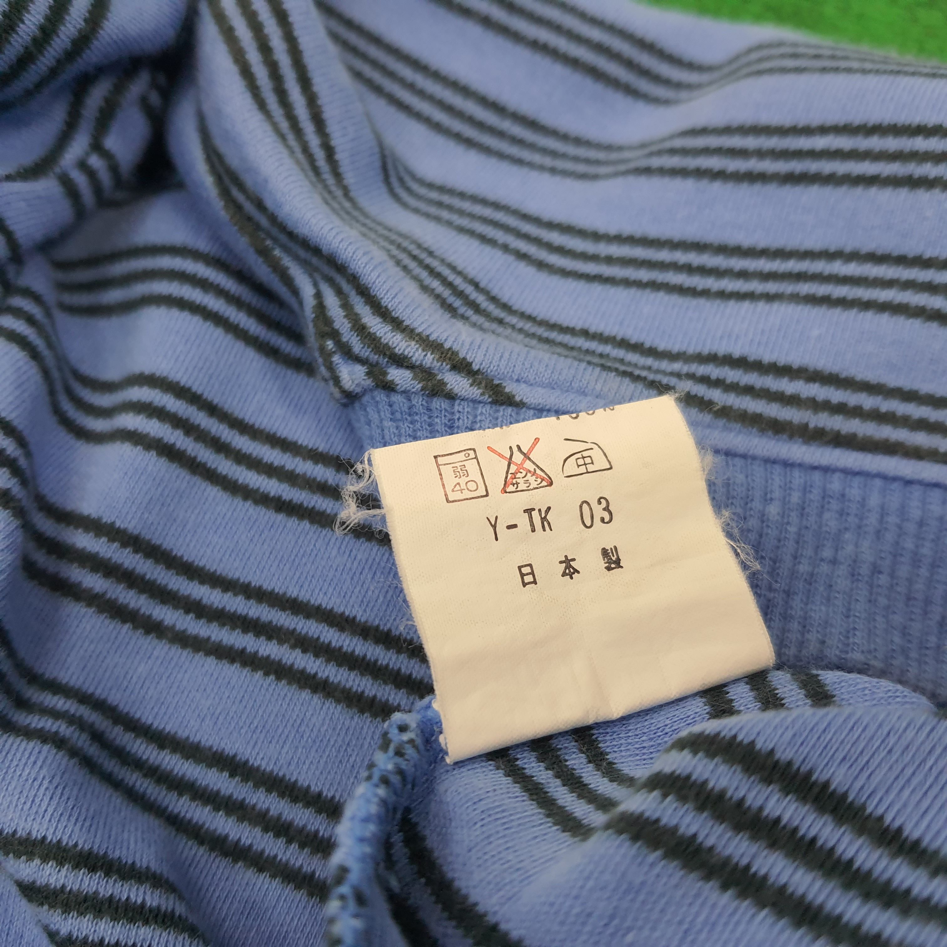 Christian Dior Monsieur × Vintage Vintage Christian Dior Stripes Button Designer Sweatshirt Size US M / EU 48-50 / 2 - 7 Thumbnail