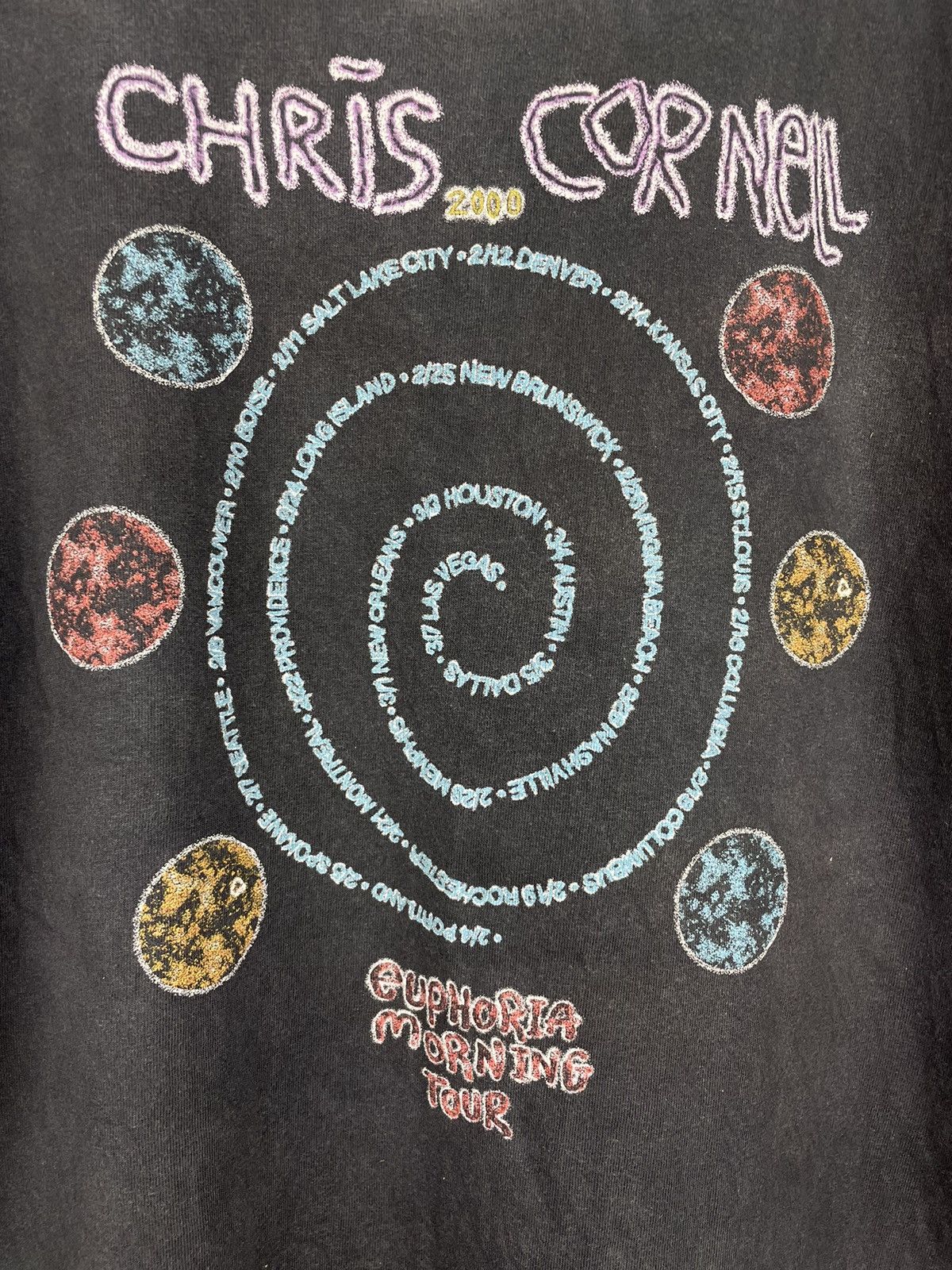 Band Tees Vintage Y2K Chris Cornell tour promo t shirt Size US L / EU 52-54 / 3 - 5 Thumbnail