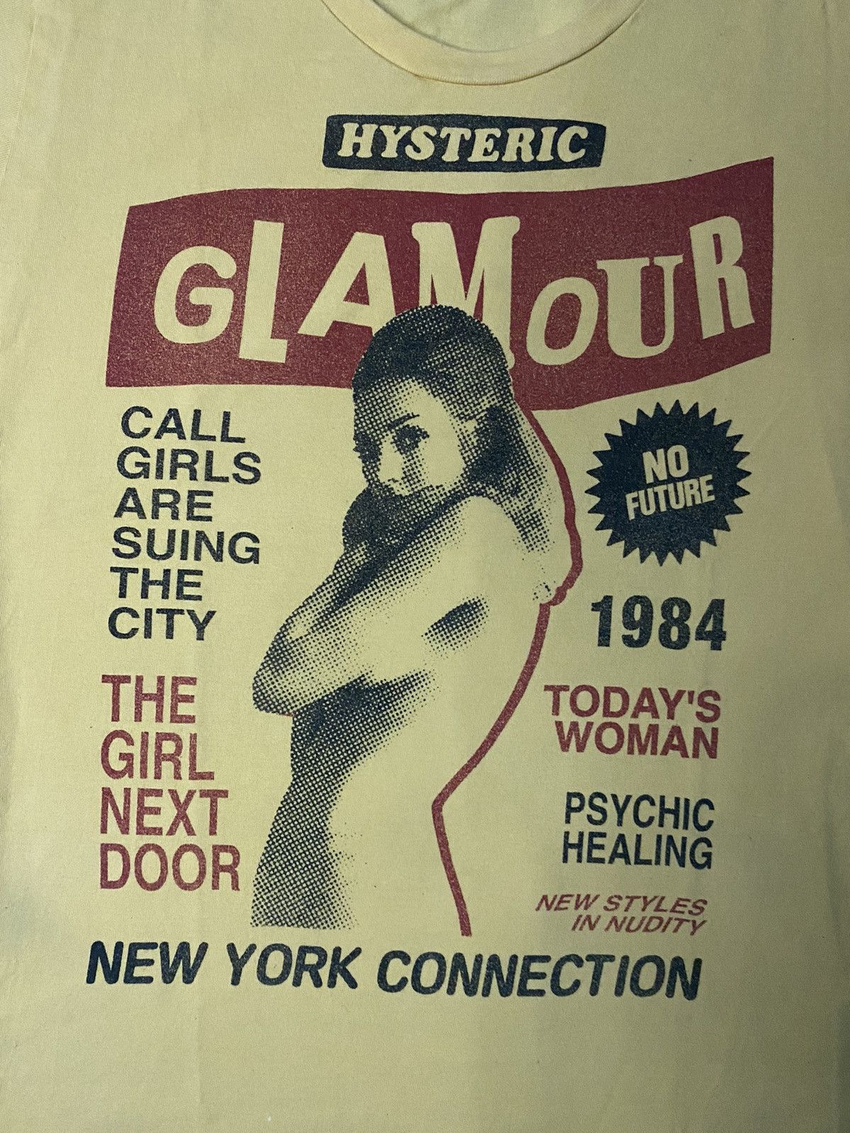 Hysteric Glamour HYSTERIC GLAMOUR 1984 NYC NUDE GIRL TEE Size US M / EU 48-50 / 2 - 4 Thumbnail