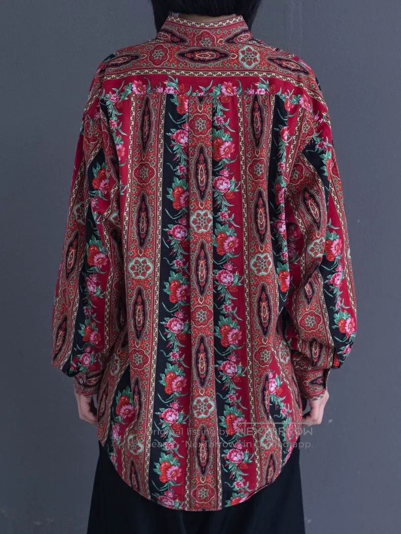 Kenzo Kenzo Men's floral ethnic style shirt Size US M / EU 48-50 / 2 - 8 Thumbnail