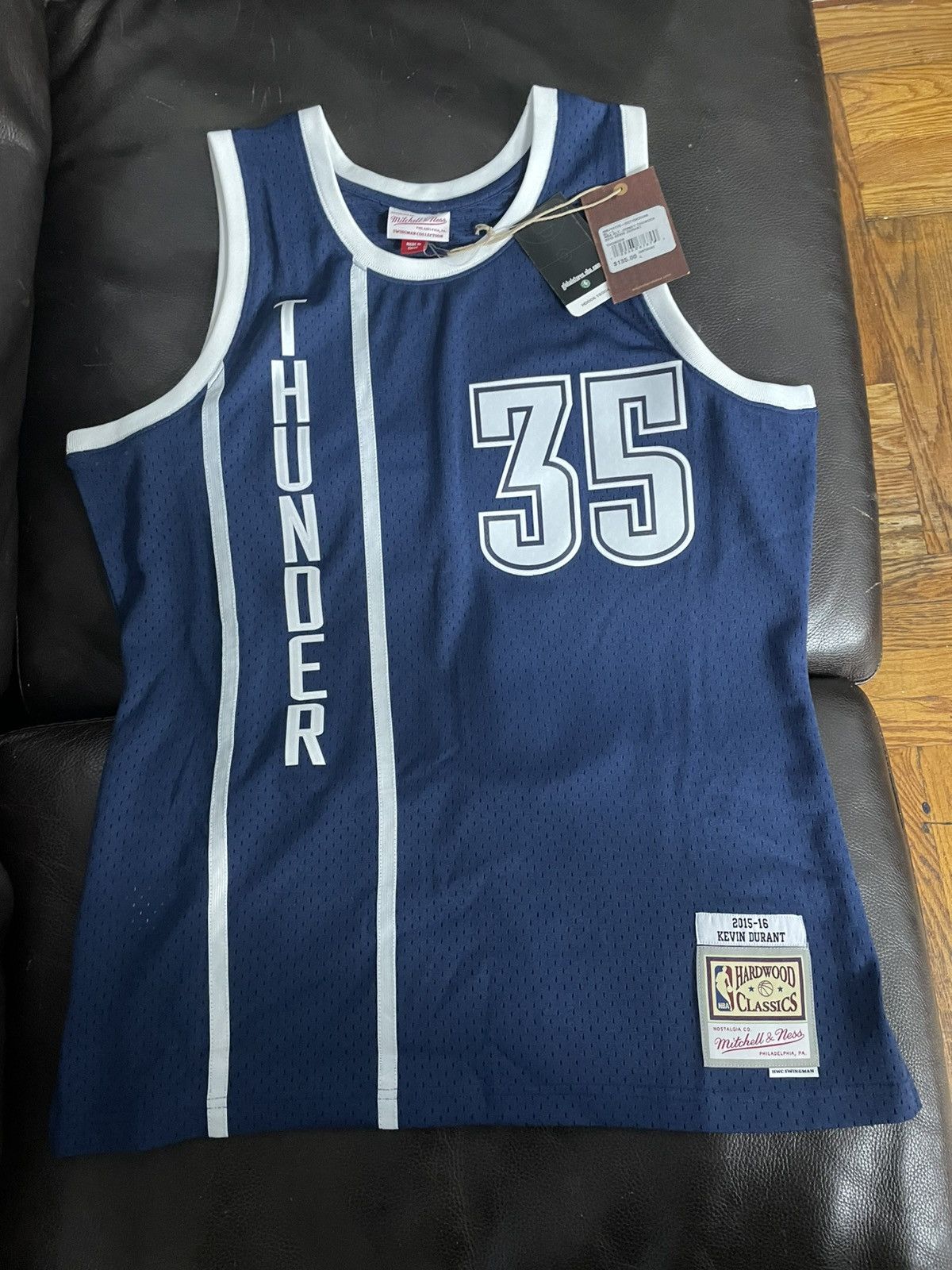 Nike kevin durant 2015 16 thunder jersey mitchell and ness Size US L / EU 52-54 / 3 - 1 Thumbnail