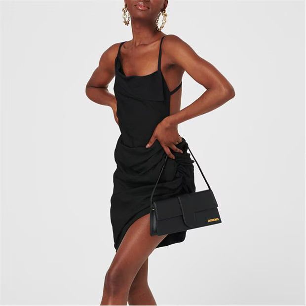 Jacquemus o1g2r1mq1024 Mini Dress in Black Size XS / US 0-2 / IT 36-38 - 5 Thumbnail