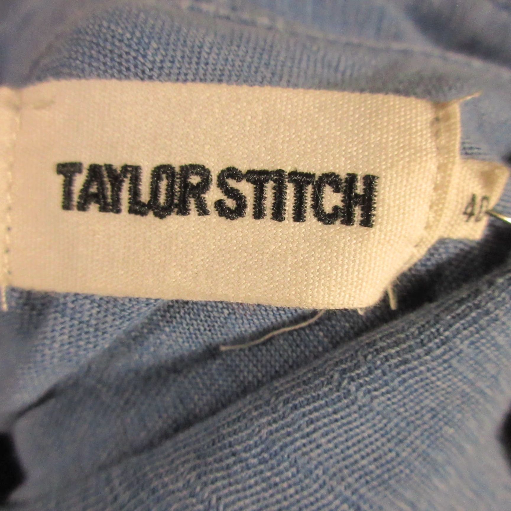 Taylor Stitch Taylor Stitch Button Up Shirt Mens Medium Blue Short Sleeve Organic Cotton Size US L / EU 52-54 / 3 - 3 Thumbnail