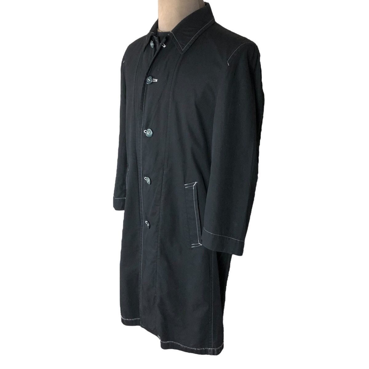 Comme des Garcons Homme Comme Des Garcons Homme S/S 1998 Rope Stitching Car Coat Size US M / EU 48-50 / 2 - 2 Thumbnail