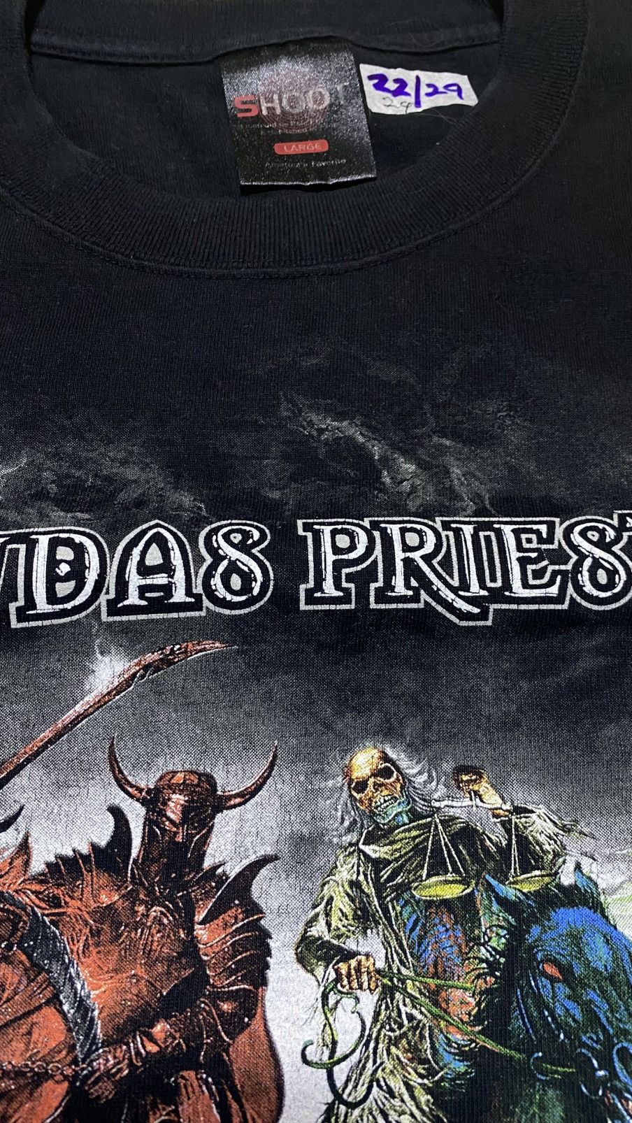 Band Tees Judas Priest - Nostradamus Band Tee Size US XL / EU 56 / 4 - 4 Thumbnail
