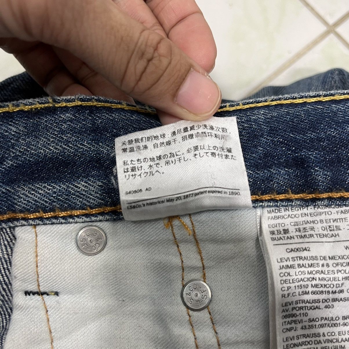 Levi's Vintage Y2k Levis Lot 505 Distressed Denim Size US 30 / EU 46 - 22 Thumbnail