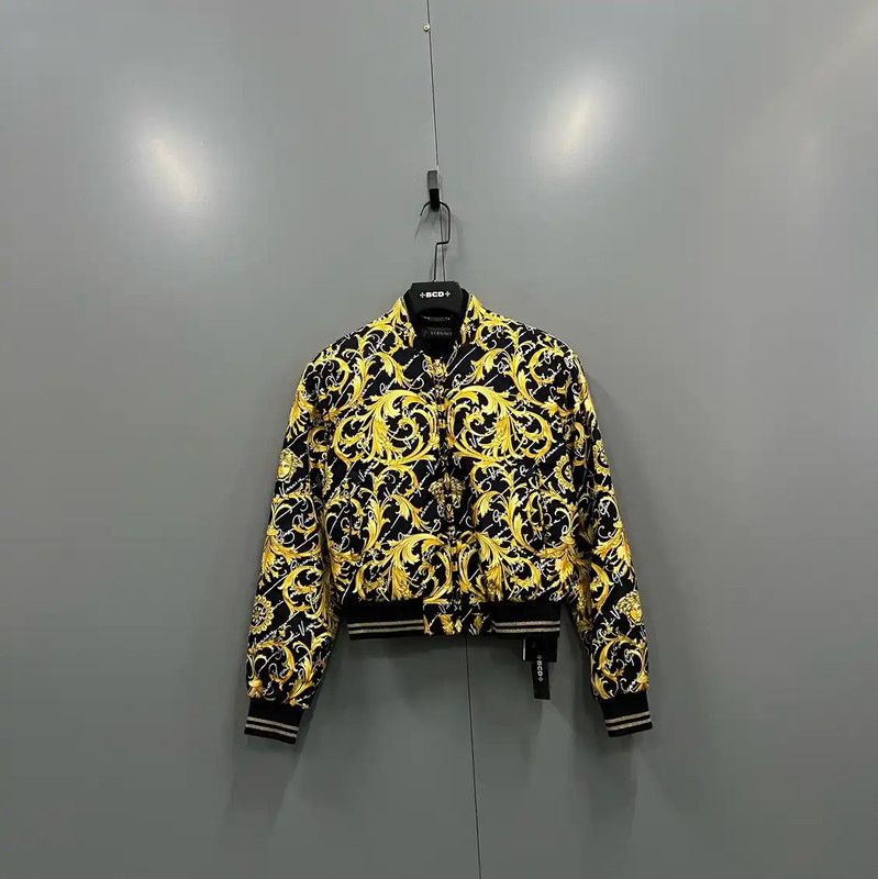 Versace Versace Colorful Cotton Women's Jacket 0089 Size ONE SIZE - 1 Thumbnail
