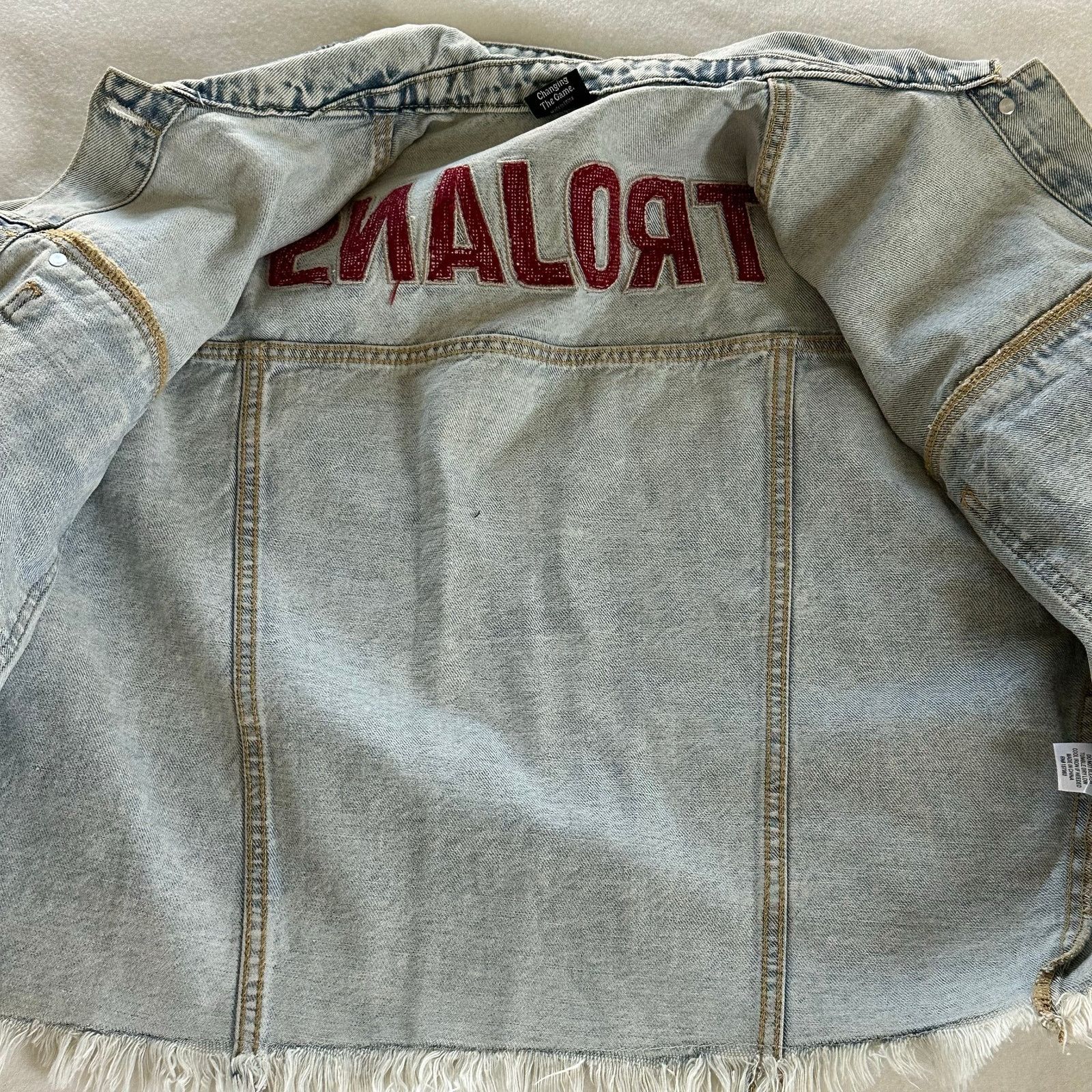 Other Hype & Vice Denim USC Trojans College Jacket Relaxed Size S Size S / US 4 / IT 40 - 9 Thumbnail