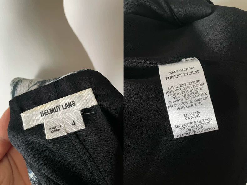 HELMUT LANG size4 A sheer silk dress