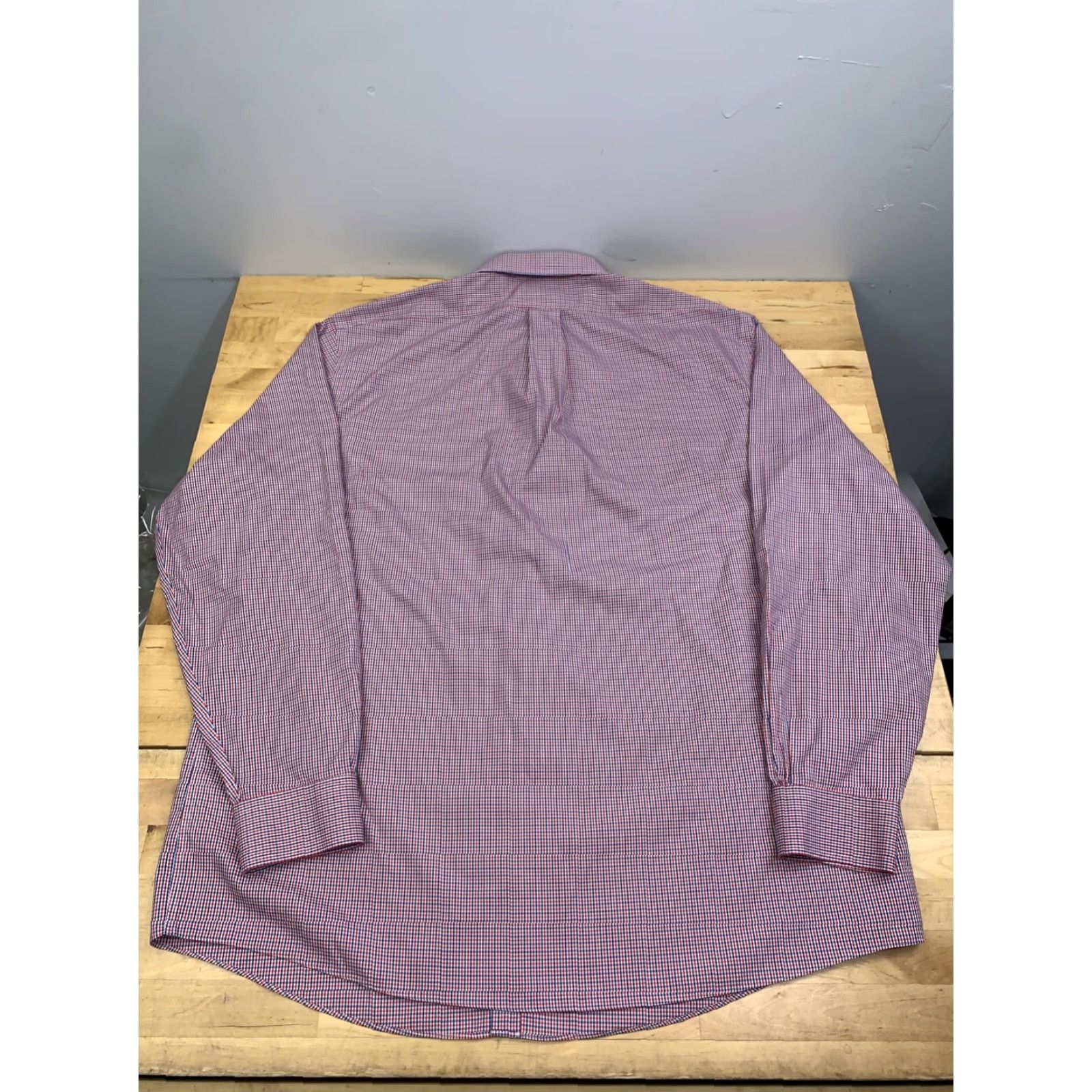 Brooks Brothers Brooks Brothers Dress Shirt Men 17.5 Regular Check Red 36/37 Long Sleeve Barrel Cuff Button Collar 12915 Size US XXL / EU 58 / 5 - 8 Thumbnail