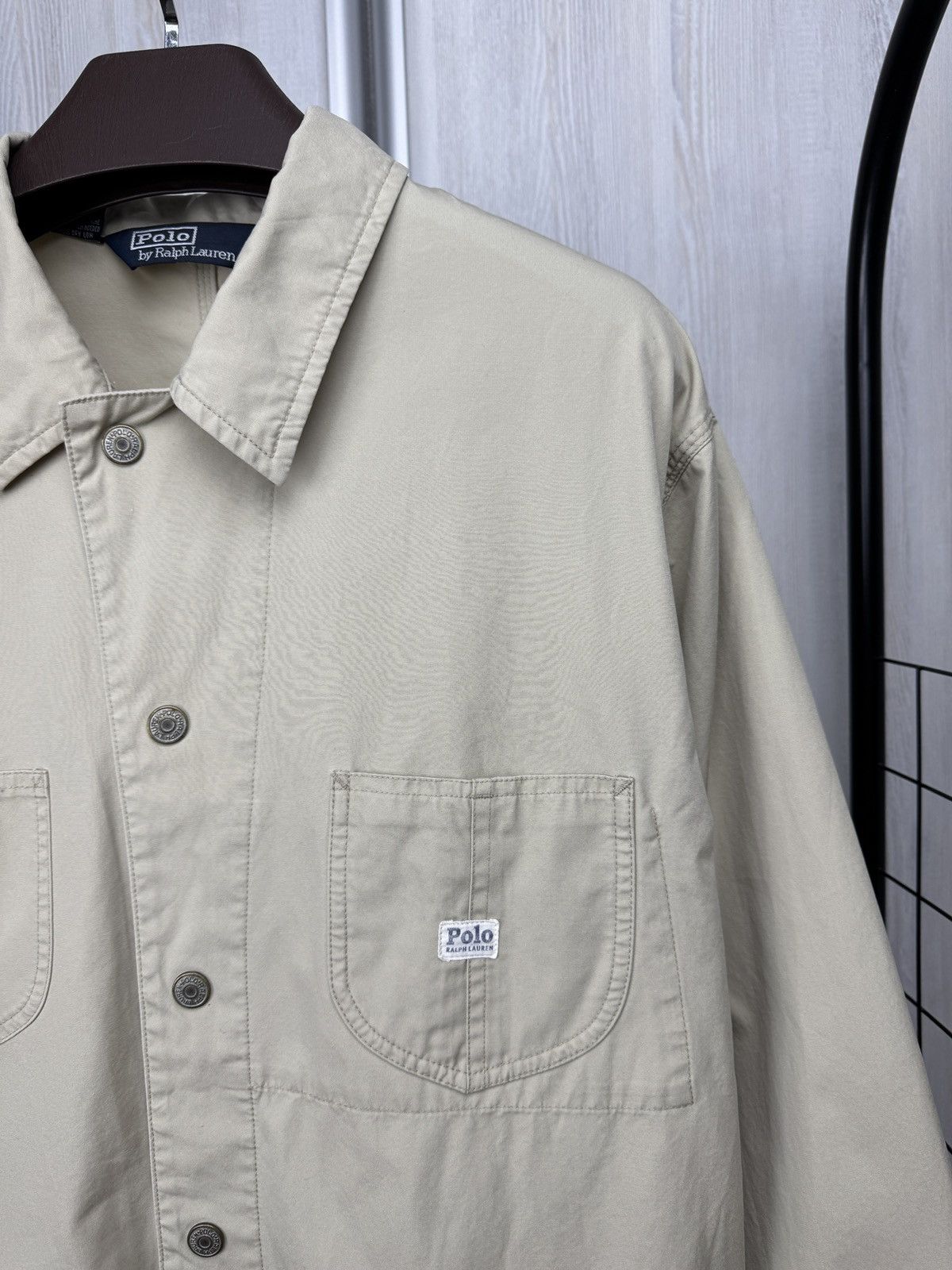 Polo Ralph Lauren Polo Ralph Lauren vintage beige flare sleeves button jacket Size US L / EU 52-54 / 3 - 7 Thumbnail