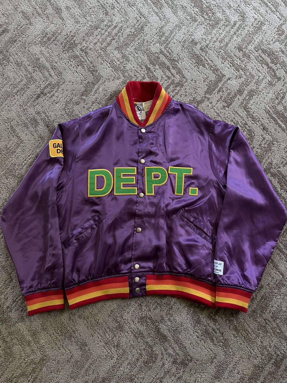Gallery Dept. Gallery dept. MVP embroidered satin bomber jacket Size US L / EU 52-54 / 3 - 1 Thumbnail