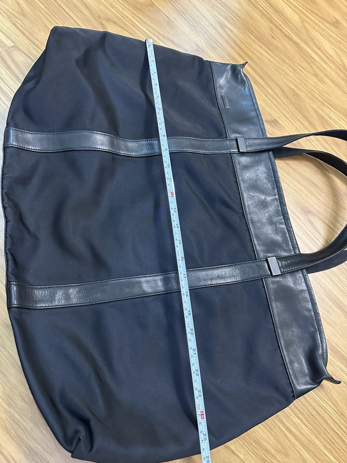 Issey Miyake Issey Miyake IM Studio Leather & Nylon Travel Bag (Big Size) Size ONE SIZE - 12 Thumbnail