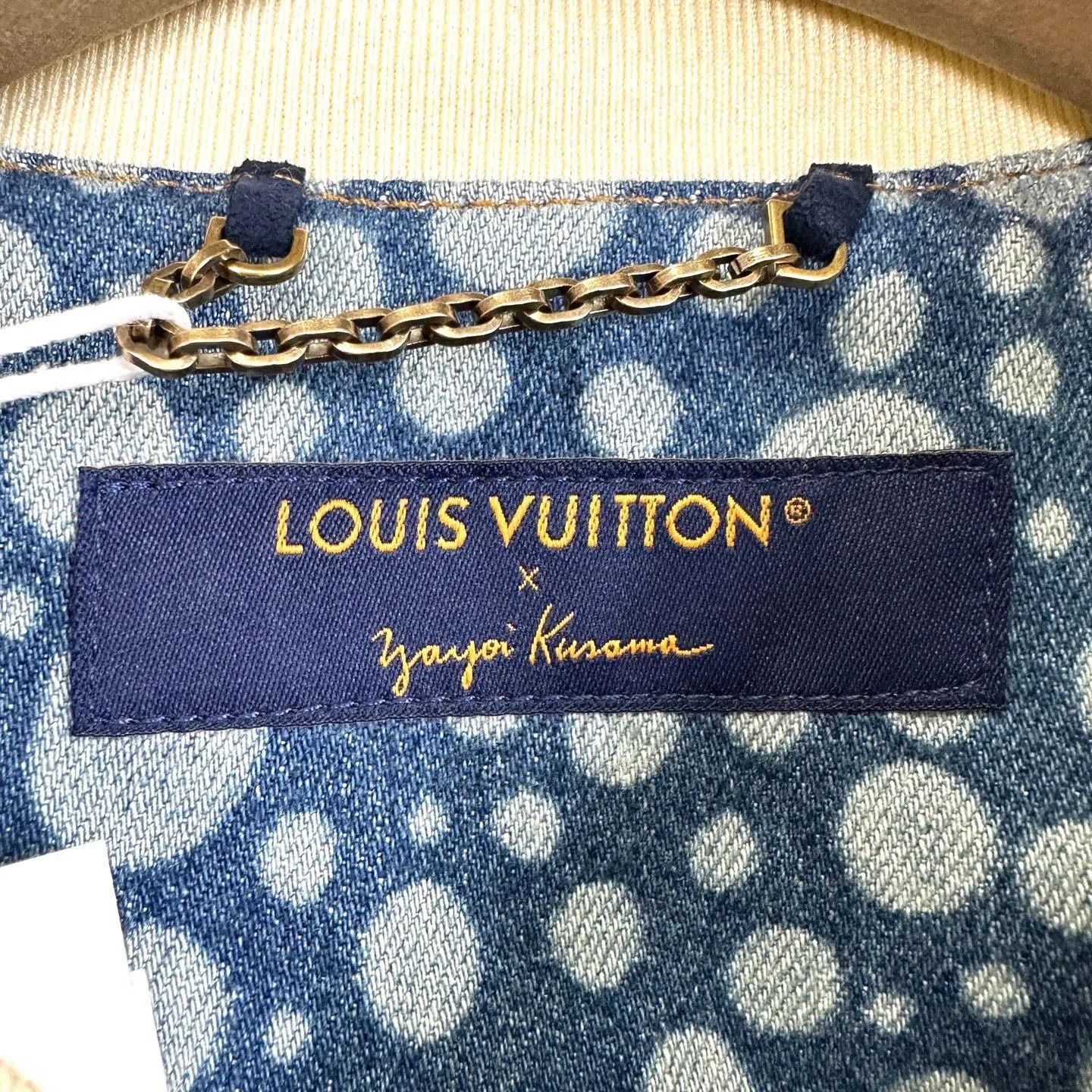 Louis Vuitton LV x Kusama Polka Dot Denim Jacket. Size L / US 10 / IT 46 - 4 Thumbnail