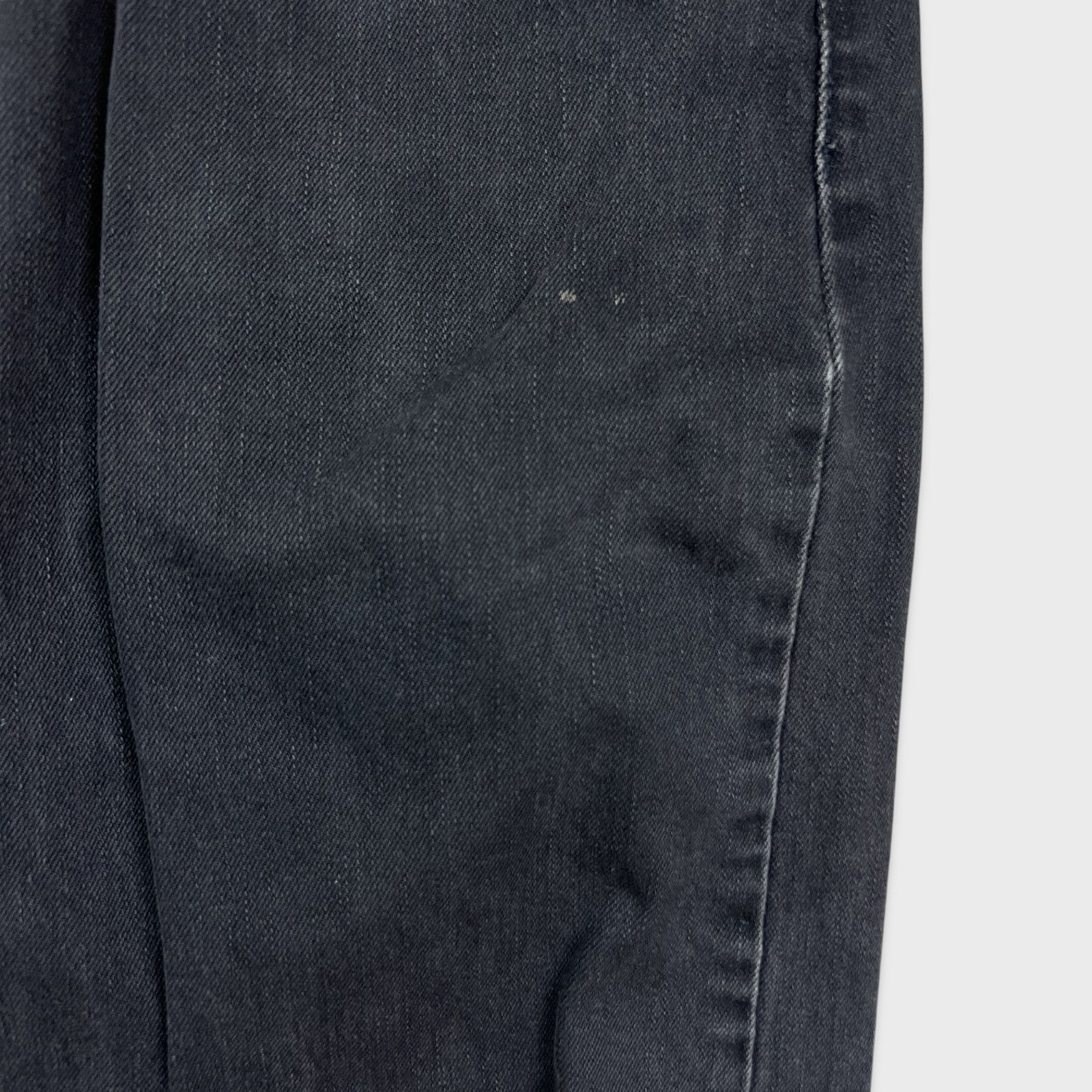 Levi's × Vintage Levi's 502 Jeans 32x32 Black Regular Taper Fit Faded Denim Size US 32 / EU 48 - 4 Thumbnail