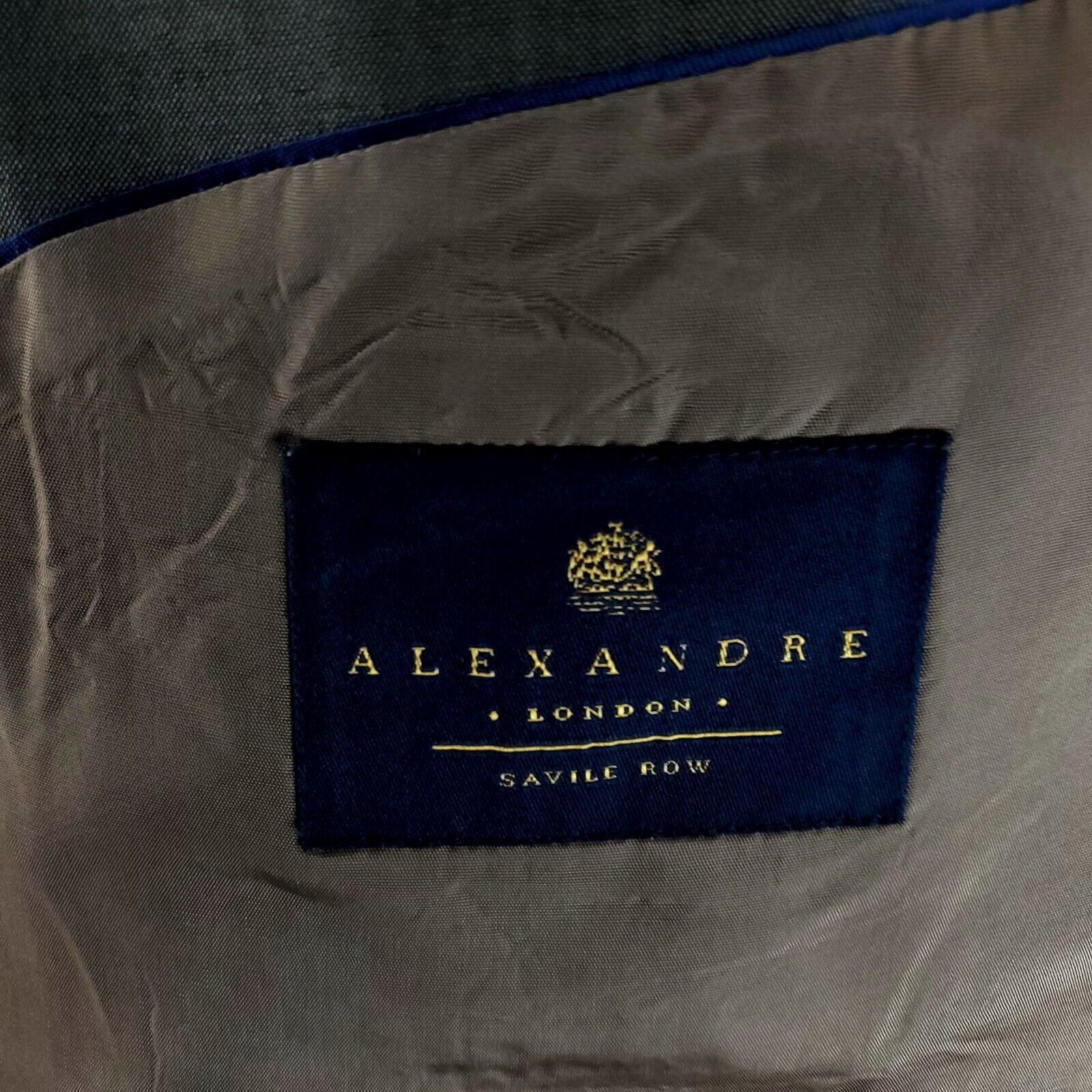 Savile Row Savile Row Alexandre London Wool 2 Button Blazer 44R Beige B Size 44R - 7 Thumbnail