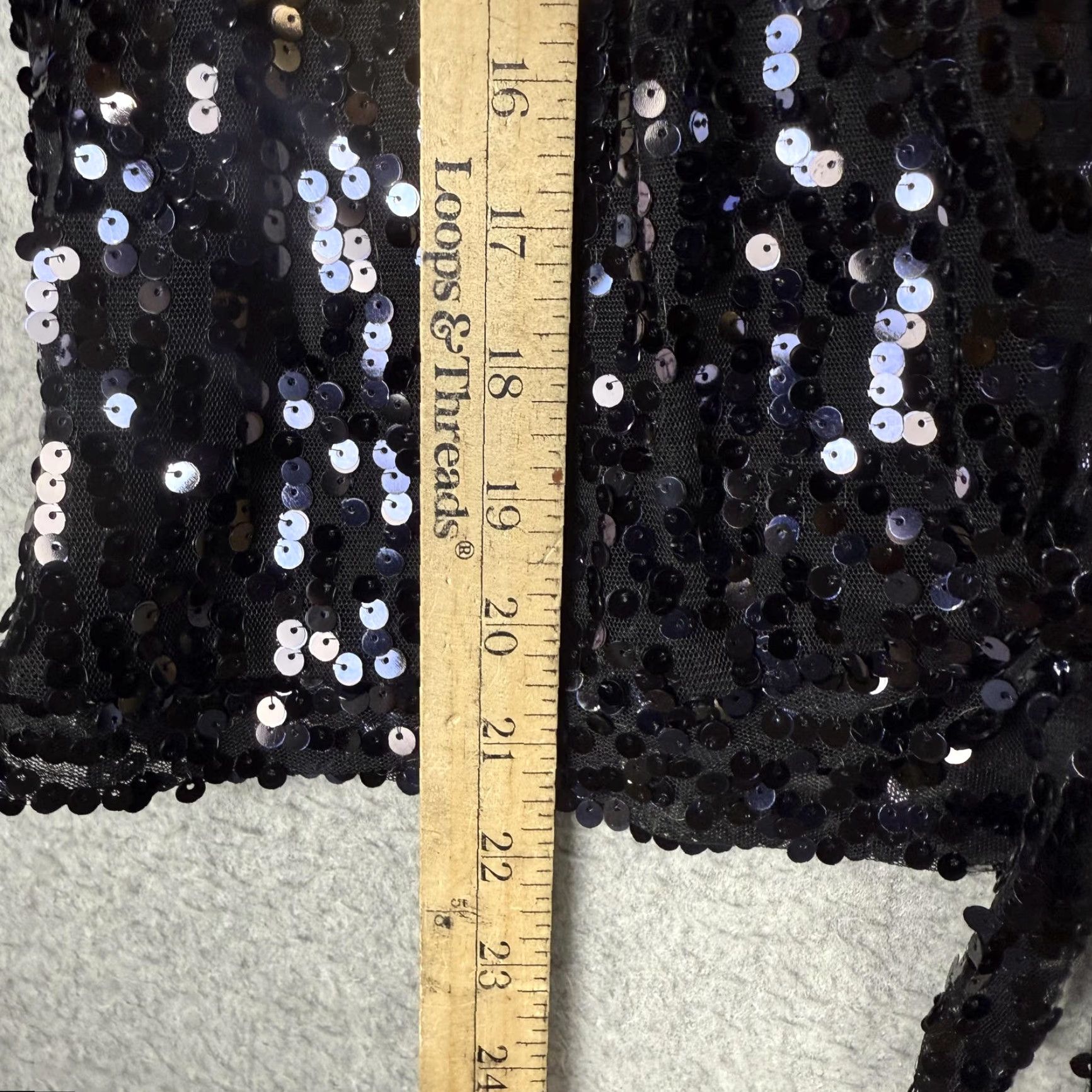 Vintage VINTAGE Chico's Women Jacket Black Ginger Sequins Medium M Traveler's Collection Womens Size M / US 6-8 / IT 42-44 - 5 Thumbnail