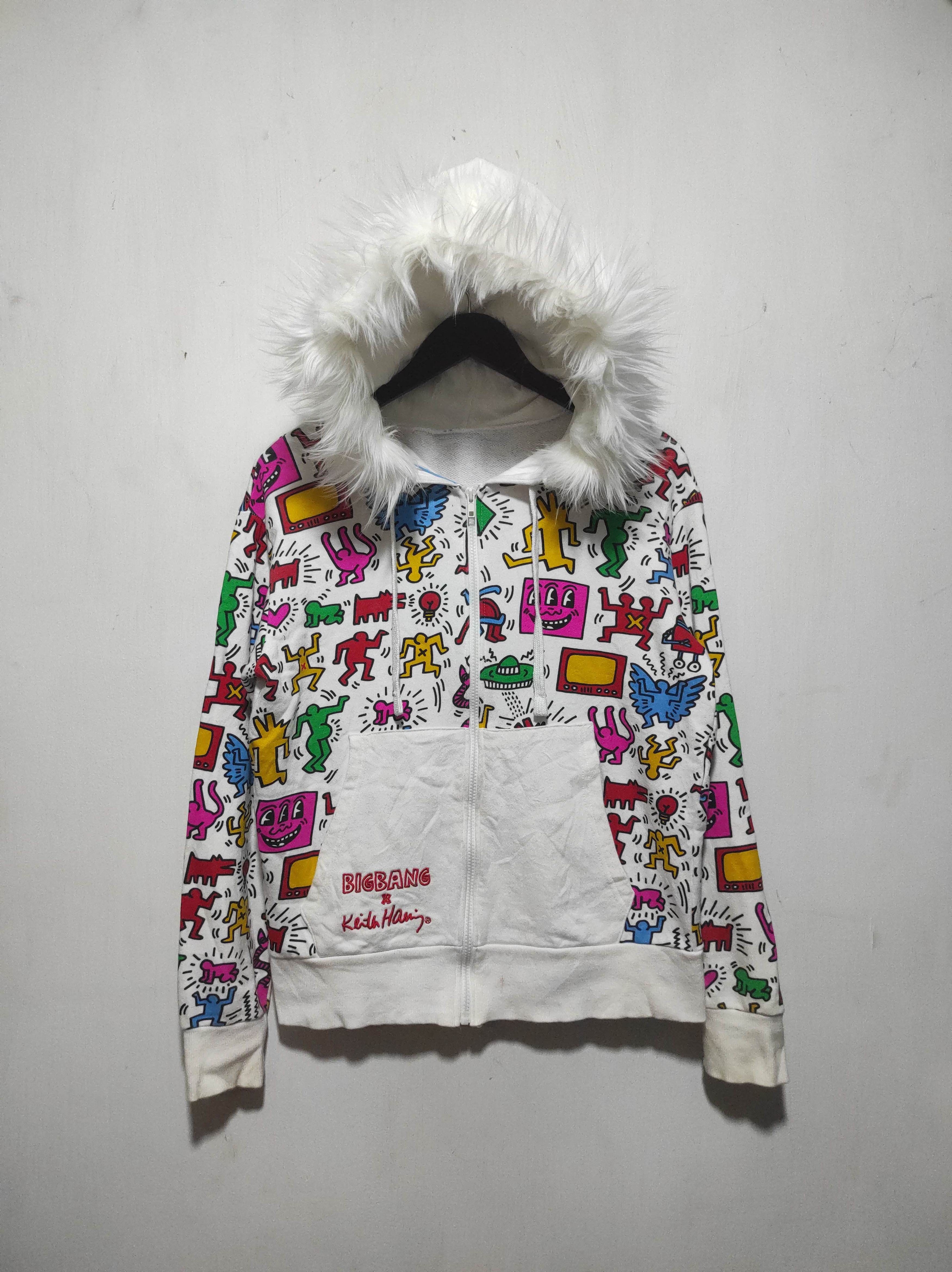 If Six Was Nine Big Bang x Keith Haring Zip Fur Hoodie if6was9 LGB style Size US M / EU 48-50 / 2 - 2 Thumbnail