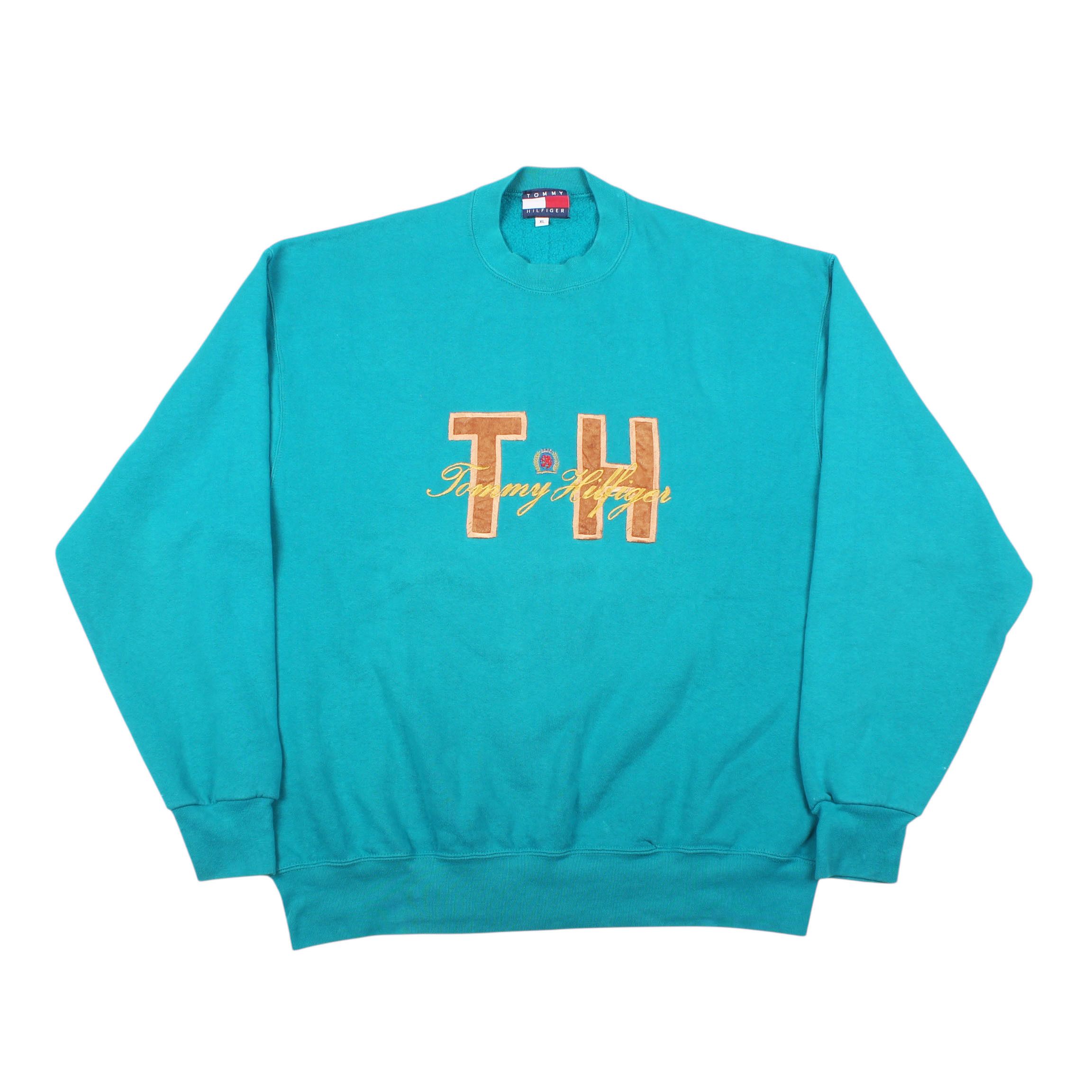 Tommy Hilfiger Tommy Hilfiger Sweatshirt 90s TH Logo Crewneck Pullover Size US XL / EU 56 / 4 - 1 Thumbnail