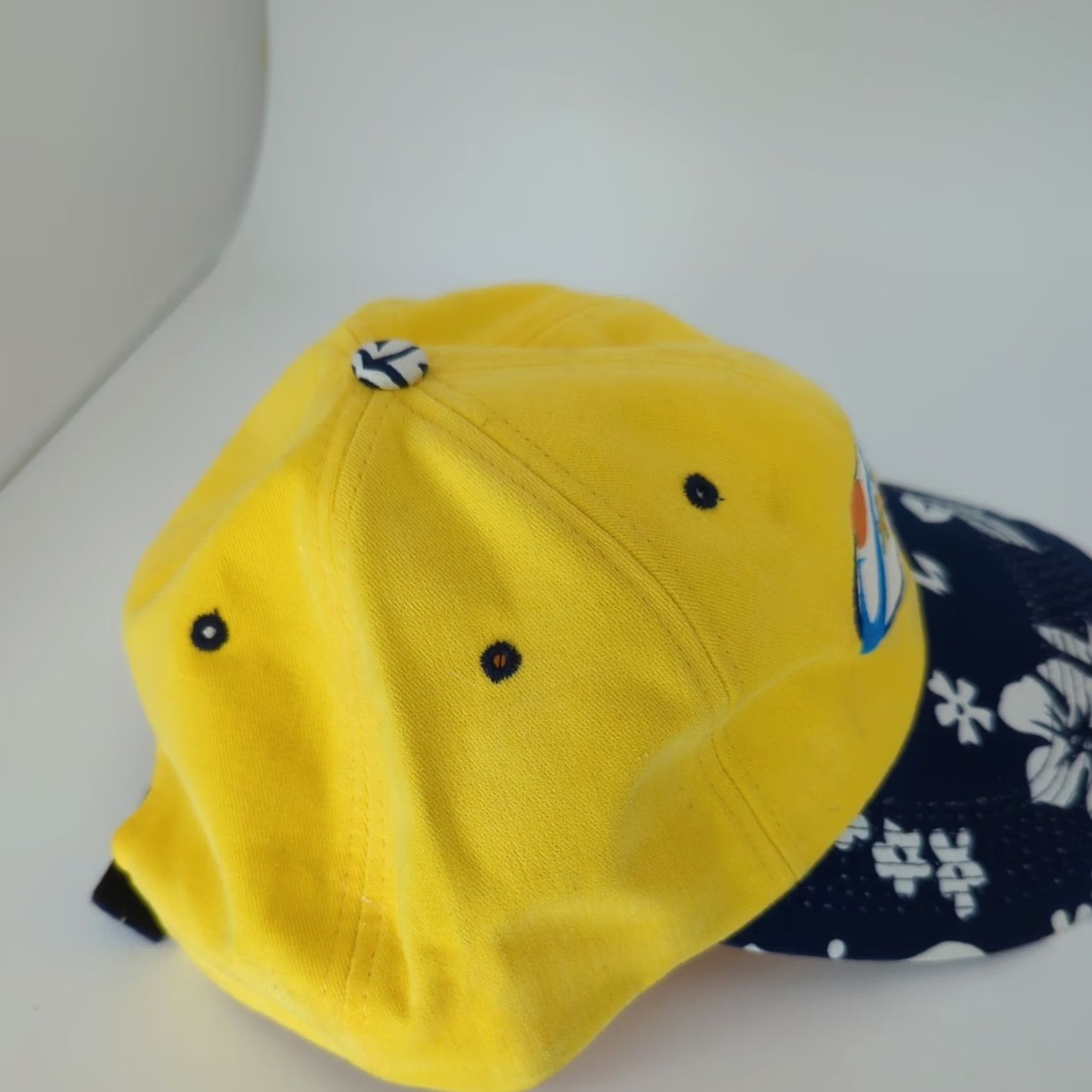 Vintage VINTAGE Loop Hawaii Ball Hat Floral Yellow Embroidered Diamond Head Baseball Cap Men Adjustable Canvas Cotton USA Theme Size ONE SIZE - 7 Thumbnail