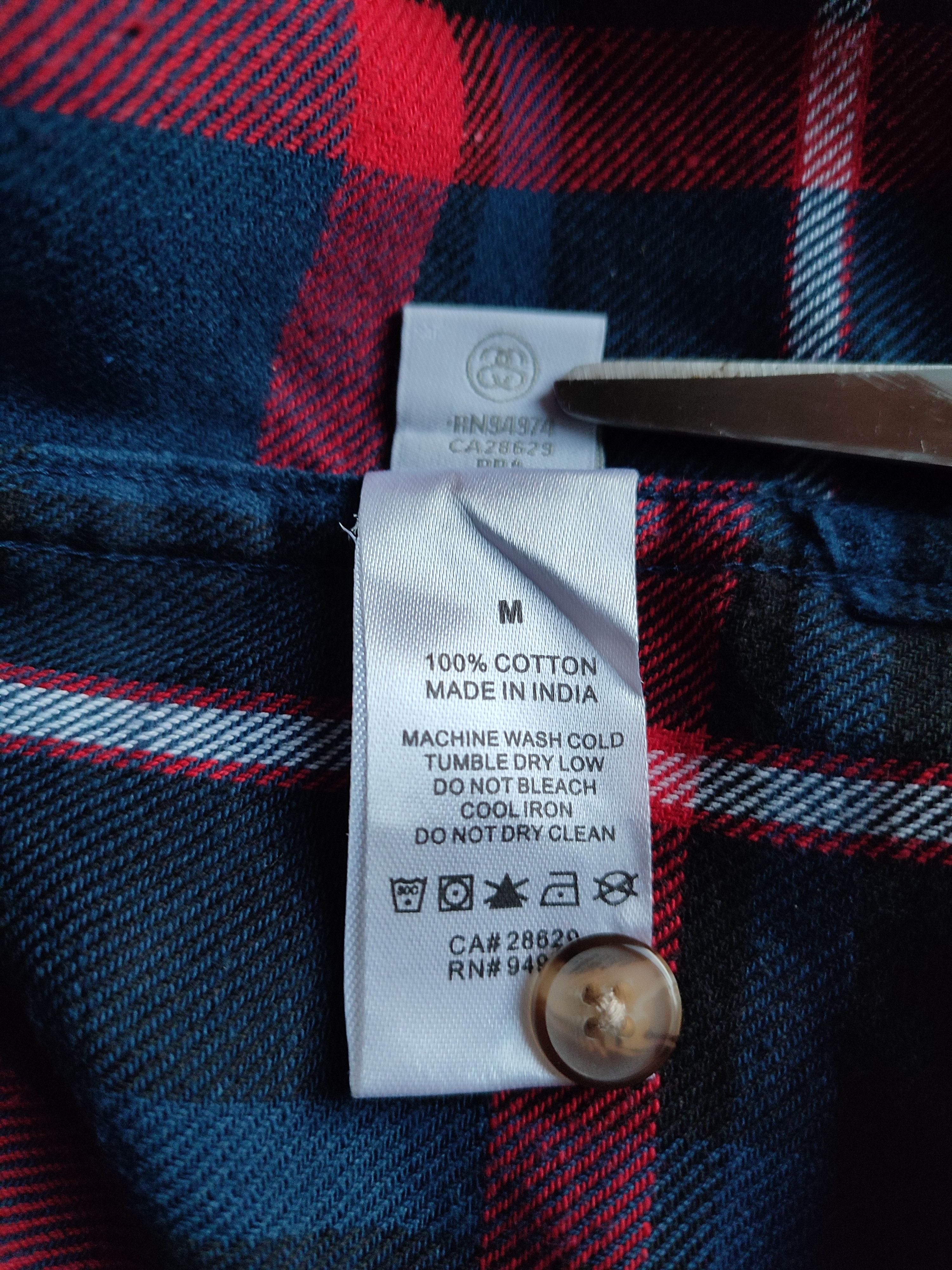 Stussy × Vintage Vintage Style Stussy Flannel Button-Up Shirt Size US M / EU 48-50 / 2 - 8 Thumbnail