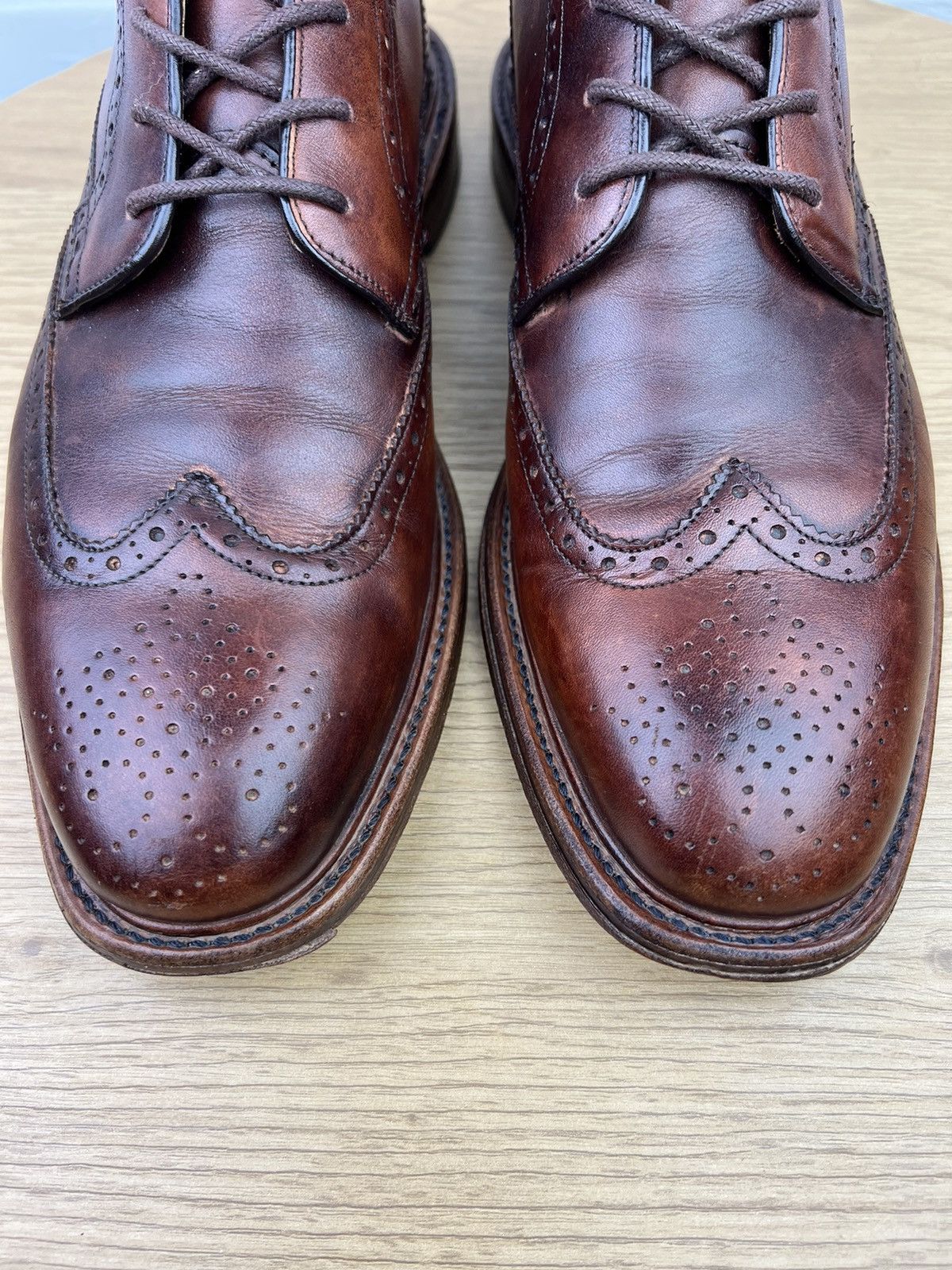 Oliver Sweeney Oliver Sweeney Brogue Boots Leather Shoes Liscolman Dark Tan Size US 10.5 / EU 43-44 - 8 Thumbnail