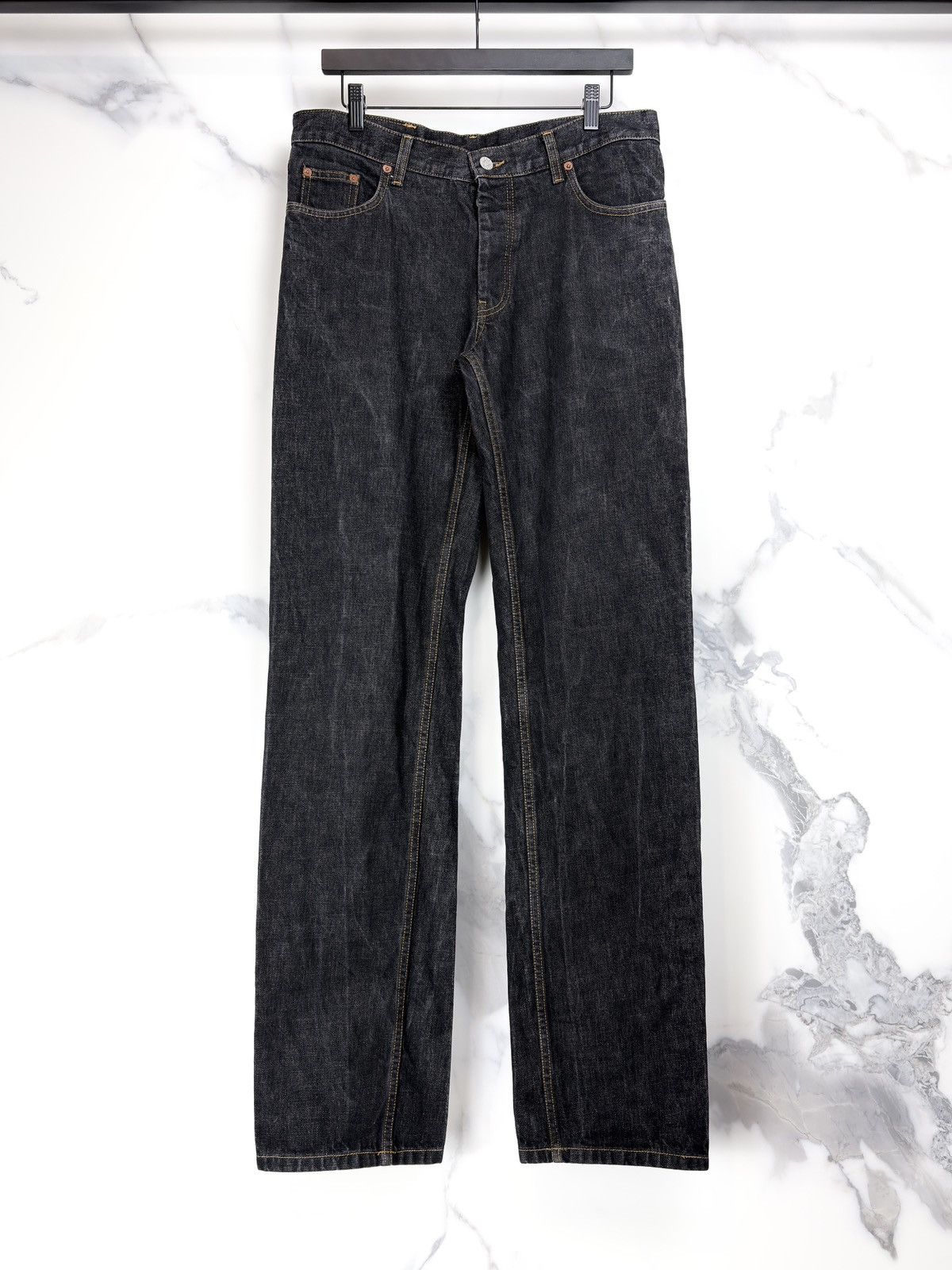 Gucci Gucci Tom Ford Vintage Black Raw Selvedge Denim Jeans Black