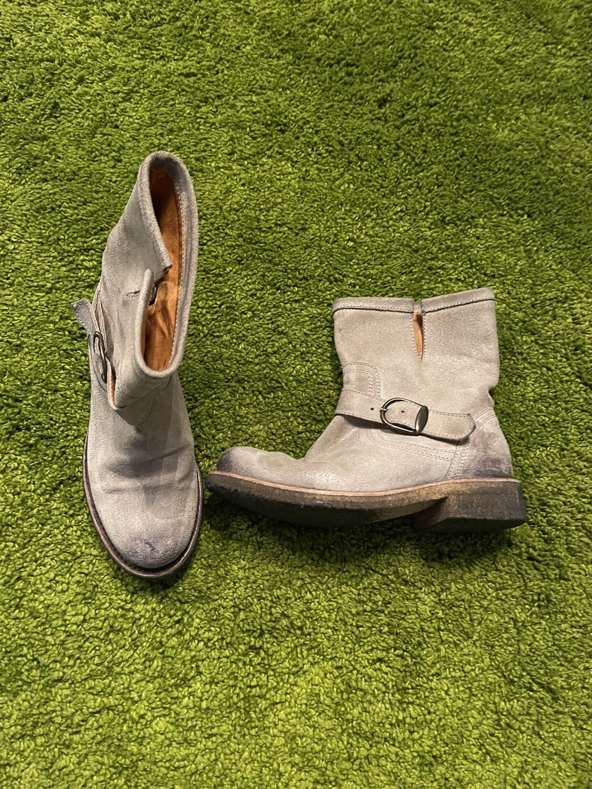 Cowboy Equipment × Sendra × Vintage Sendra western cowboy style real suede leather boots Size US 8 / IT 38 - 3 Thumbnail