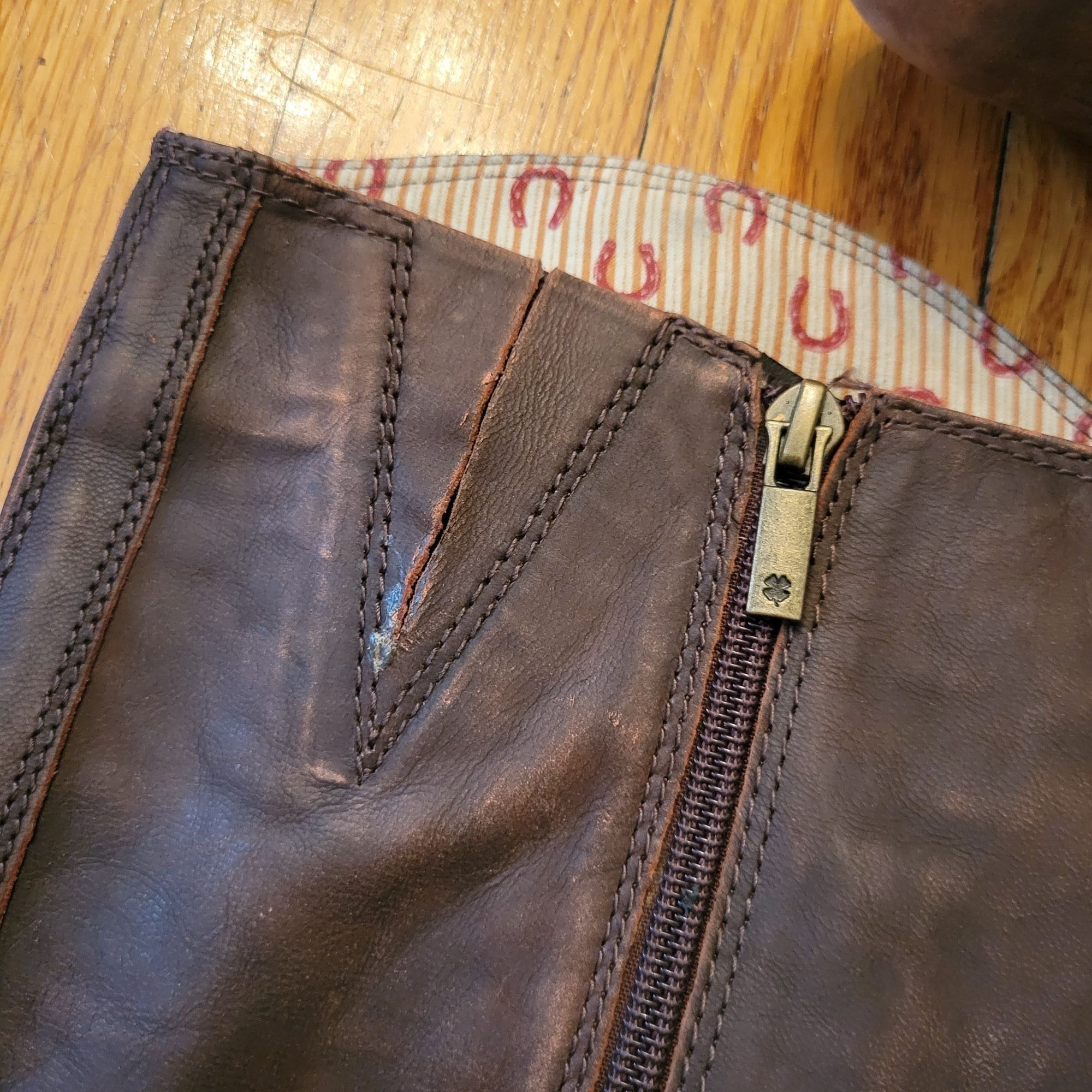 Lucky Brand Lucky Brand RIA Tall Brown Leather Field Riding Boots Lace U Size US 7 / IT 37 - 10 Thumbnail