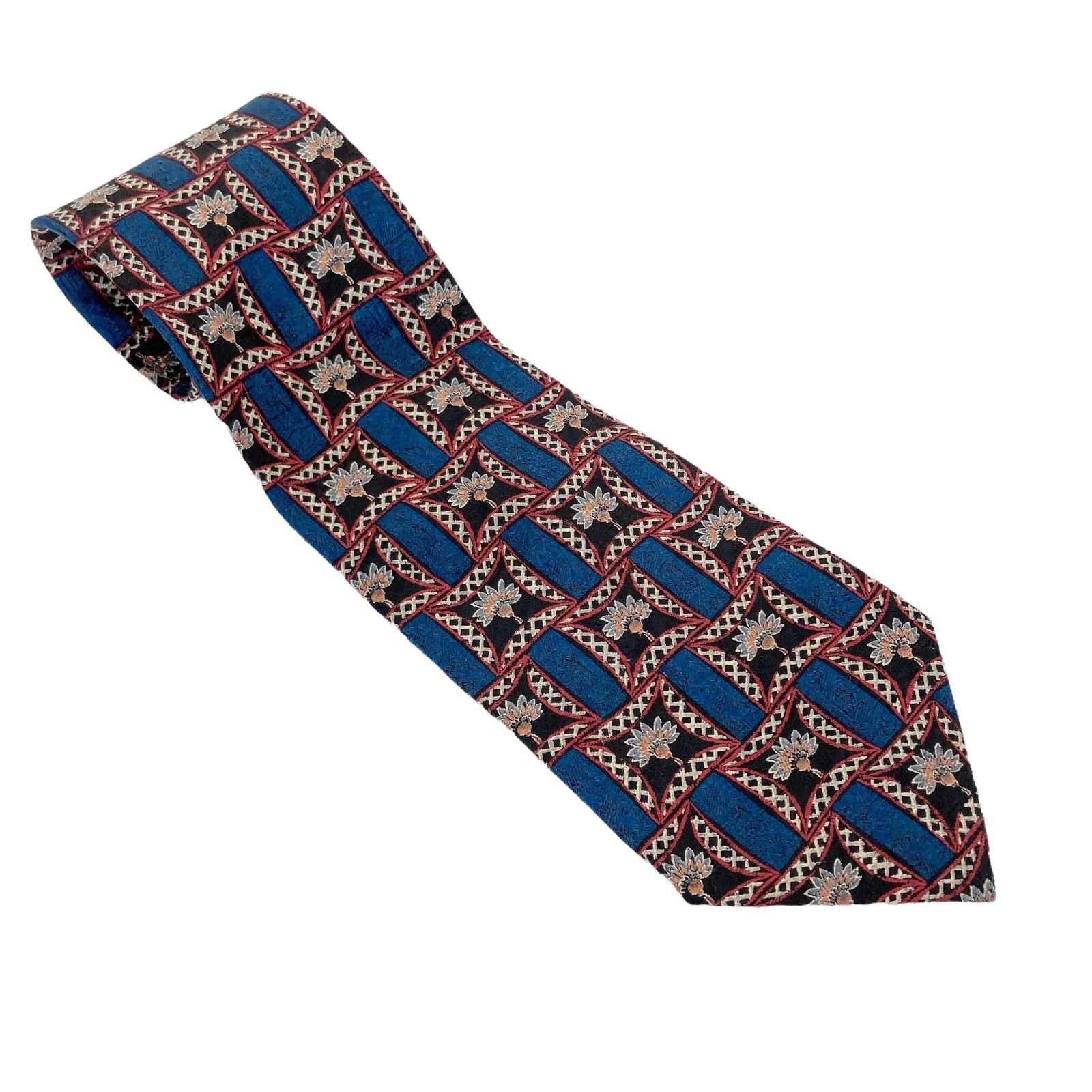 Ermenegildo Zegna Ermenegildo Zegna 100% Silk Floral Tie Size ONE SIZE - 5 Thumbnail