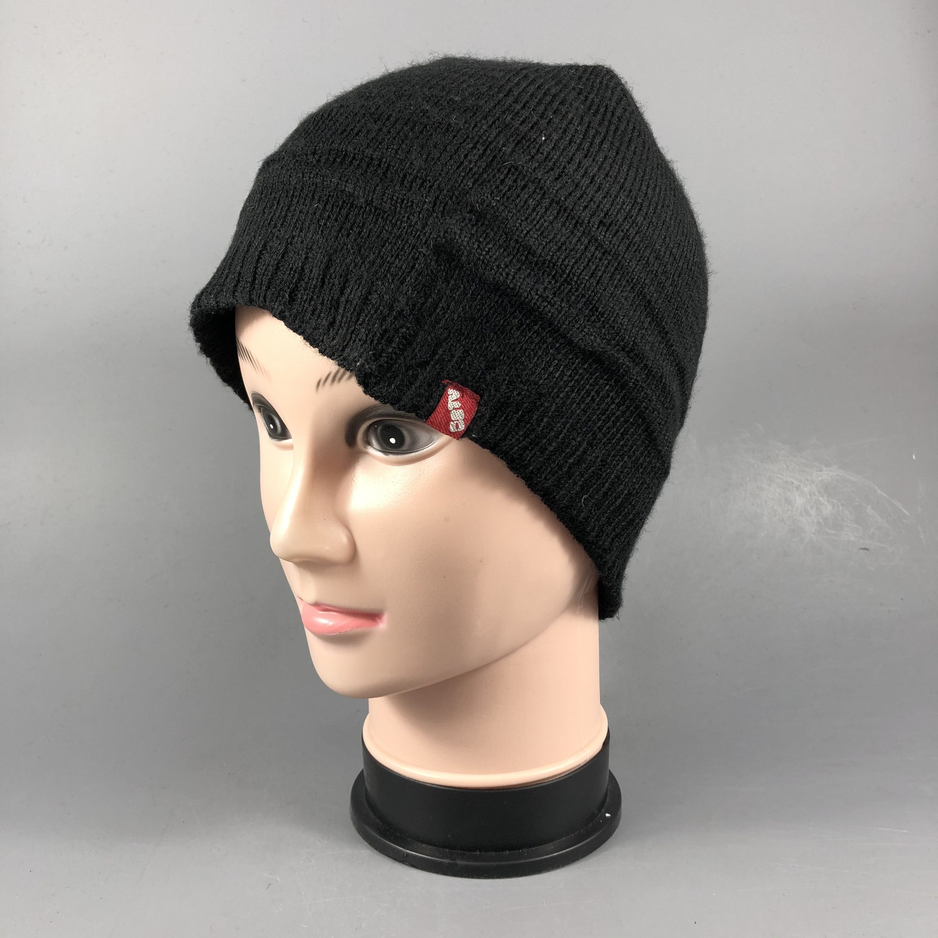 Japanese Brand Estivo Black Beanie Size ONE SIZE - 2 Thumbnail