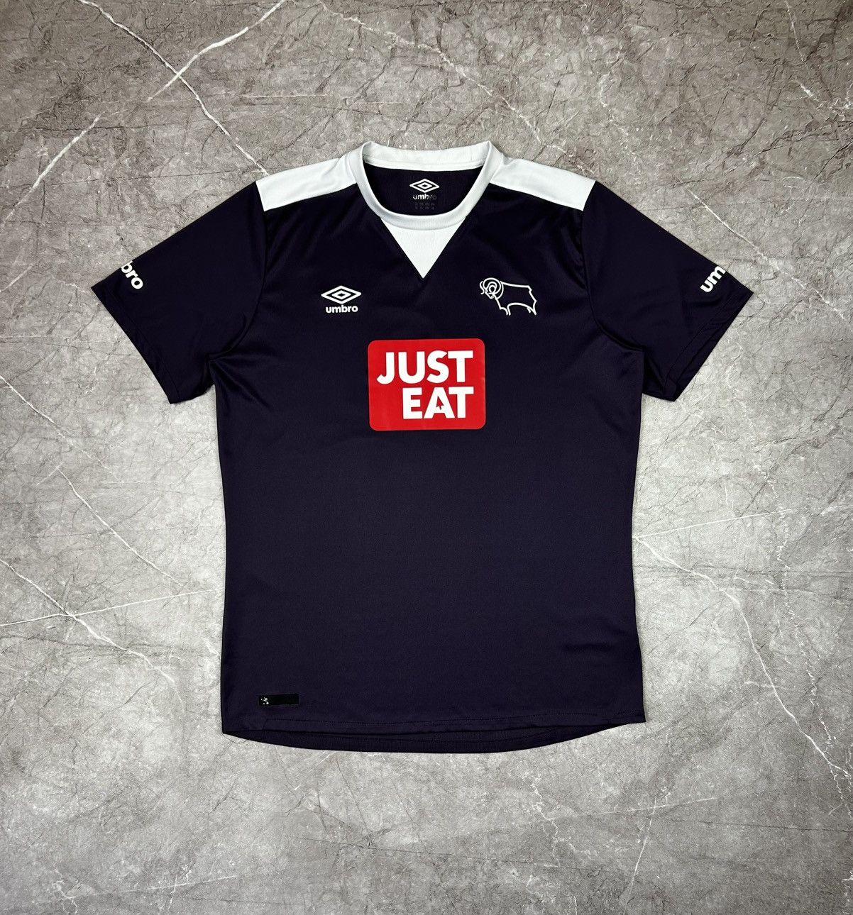 Umbro Derby county England soccer 2014 205 home shirt jersey Umbro Size US XL / EU 56 / 4 - 2 Thumbnail