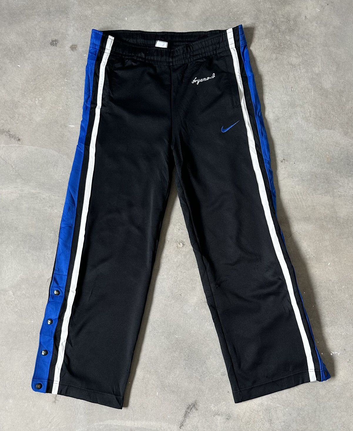 Nike VINTAGE NIKE SIDE BUTTON TRACK PANT Size US 38 / EU 54 - 1 Thumbnail