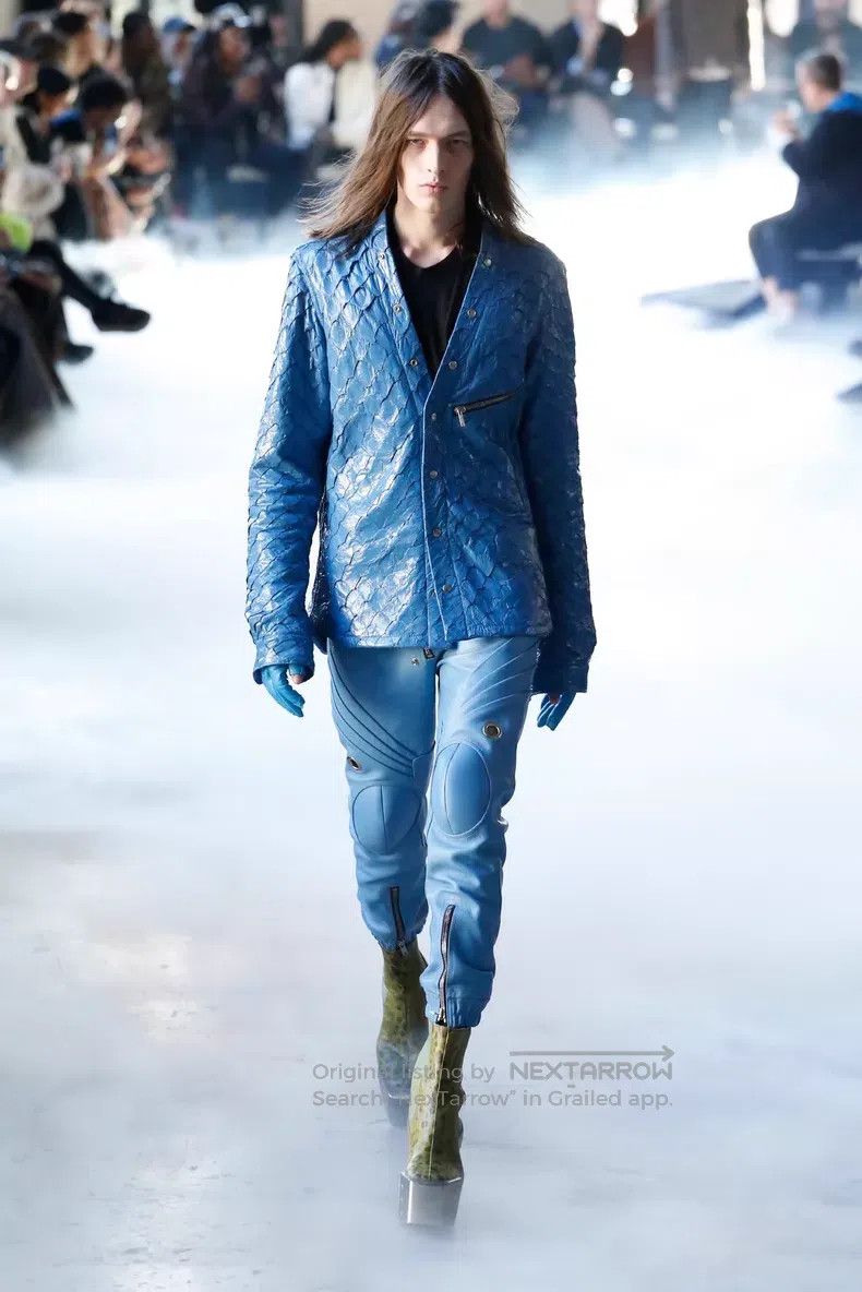 Rick Owens Rick Owens IT 52 20FW arapaima leather jacket| Size US L / EU 52-54 / 3 - 8 Thumbnail