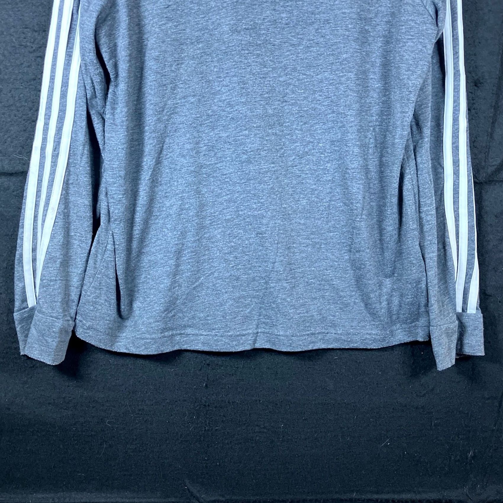 Adidas Adidas Womens Sweatshirt Gray Climalite Hooded Cowl Neck Pullover Stretch Large Size L / US 10 / IT 46 - 3 Thumbnail