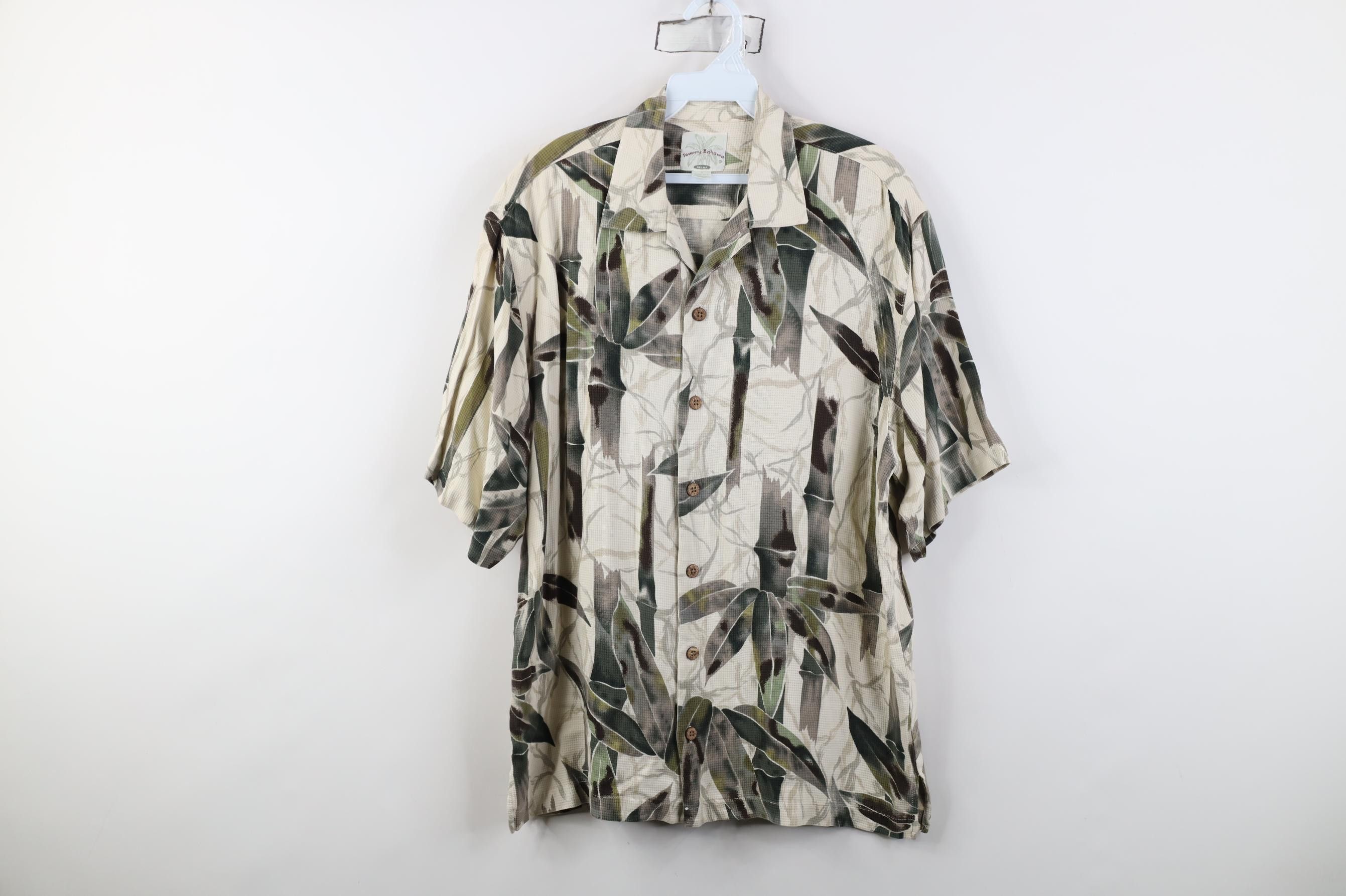 Tommy Bahama Vintage 90s Tommy Bahama Relax Bamboo Hawaiian Button Shirt Size US S / EU 44-46 / 1 - 1 Thumbnail