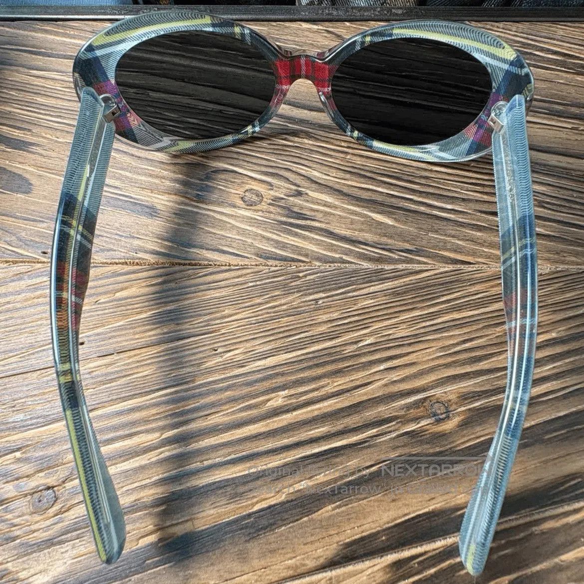 Number (N)ine One size Number Nine 05SS Plaid Sunglasses mojos9201020. Size ONE SIZE - 3 Thumbnail