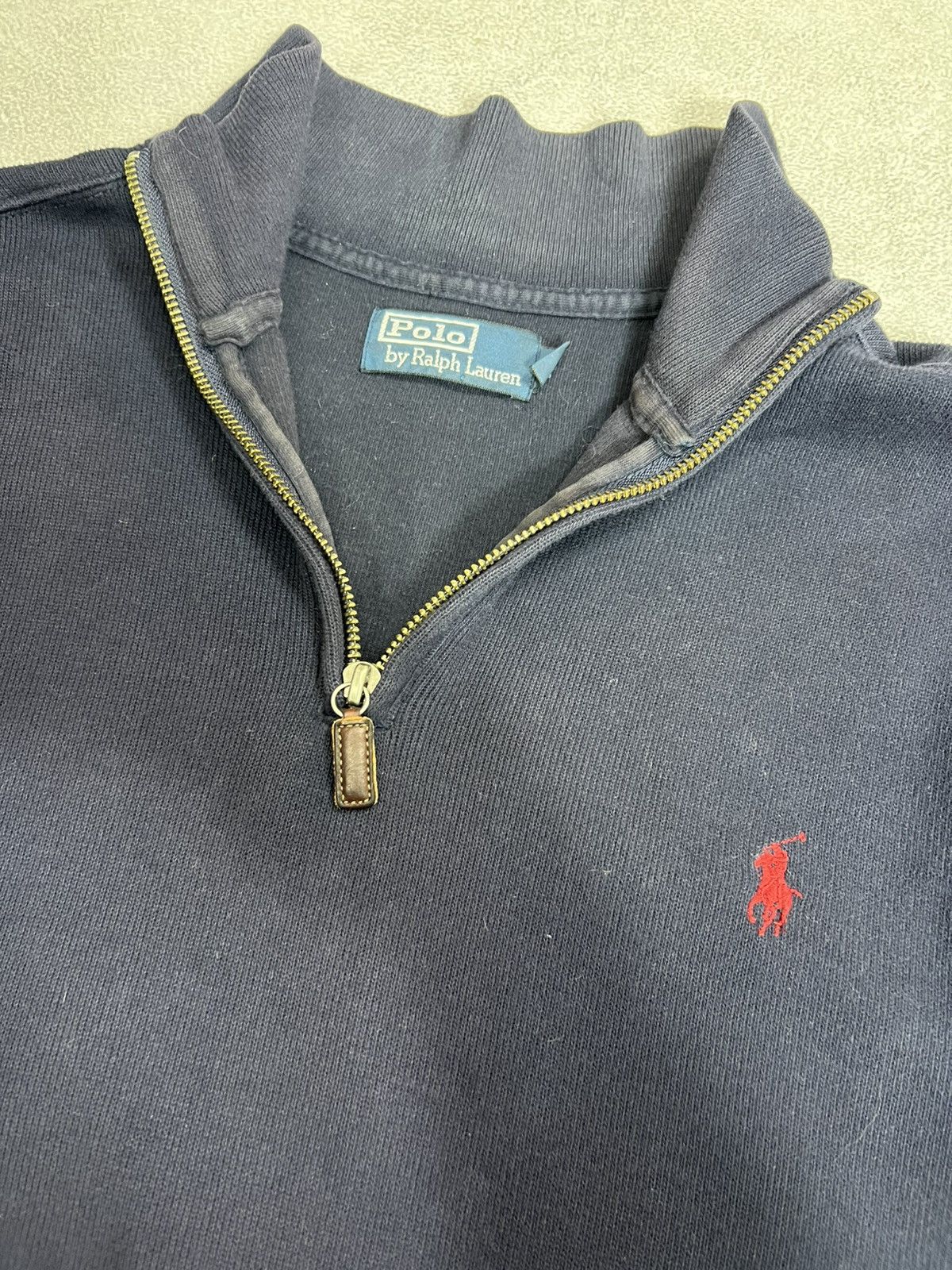 Polo Ralph Lauren Vintage Polo Raplh Lauren 3/4 Zip OldMoney Y2K Hoodie Size US L / EU 52-54 / 3 - 4 Thumbnail