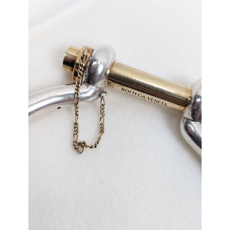 Bottega Veneta o1rshd1 Size: S / Sterling Bracelet in Silver/Yellow Gold Size ONE SIZE - 8 Thumbnail