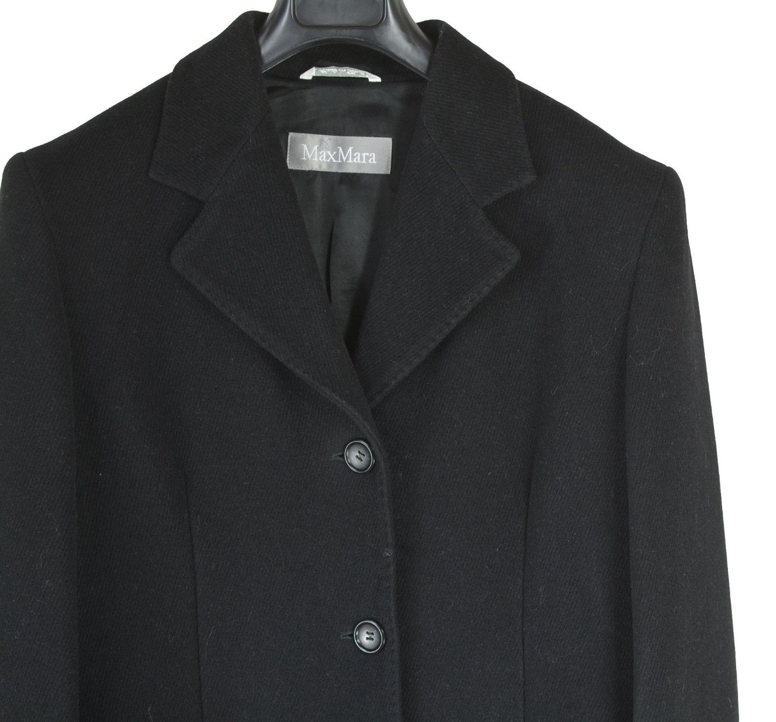 MAX&Co. × Max Mara × Weekend Max Mara Max Mara Black Women's Coat Size M-L 70% Wool 15% angora Size M / US 6-8 / IT 42-44 - 12 Thumbnail