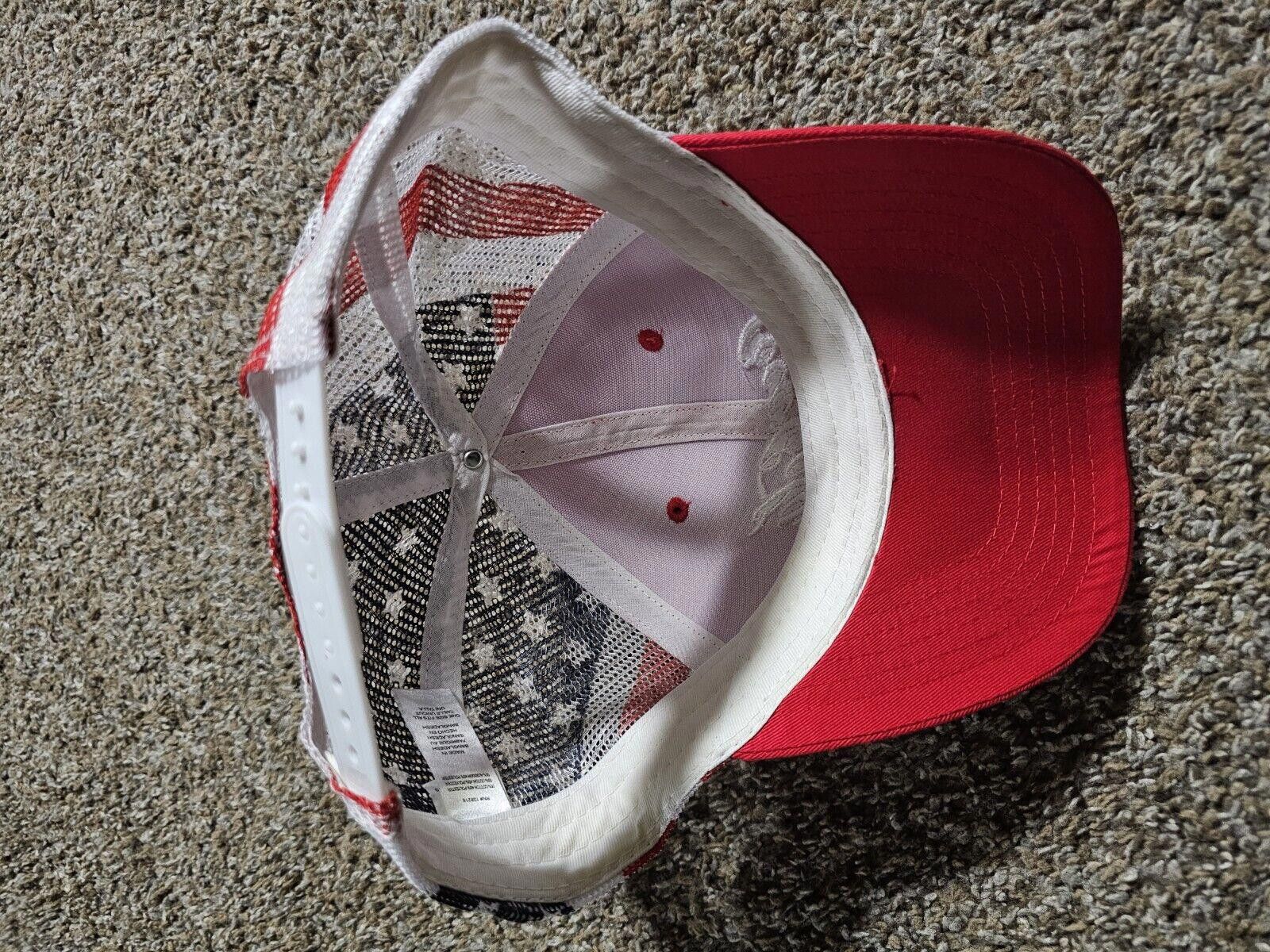Designer Coca Cola American Flag Snapback Mesh Trucker Cap Hat Size ONE SIZE - 7 Thumbnail