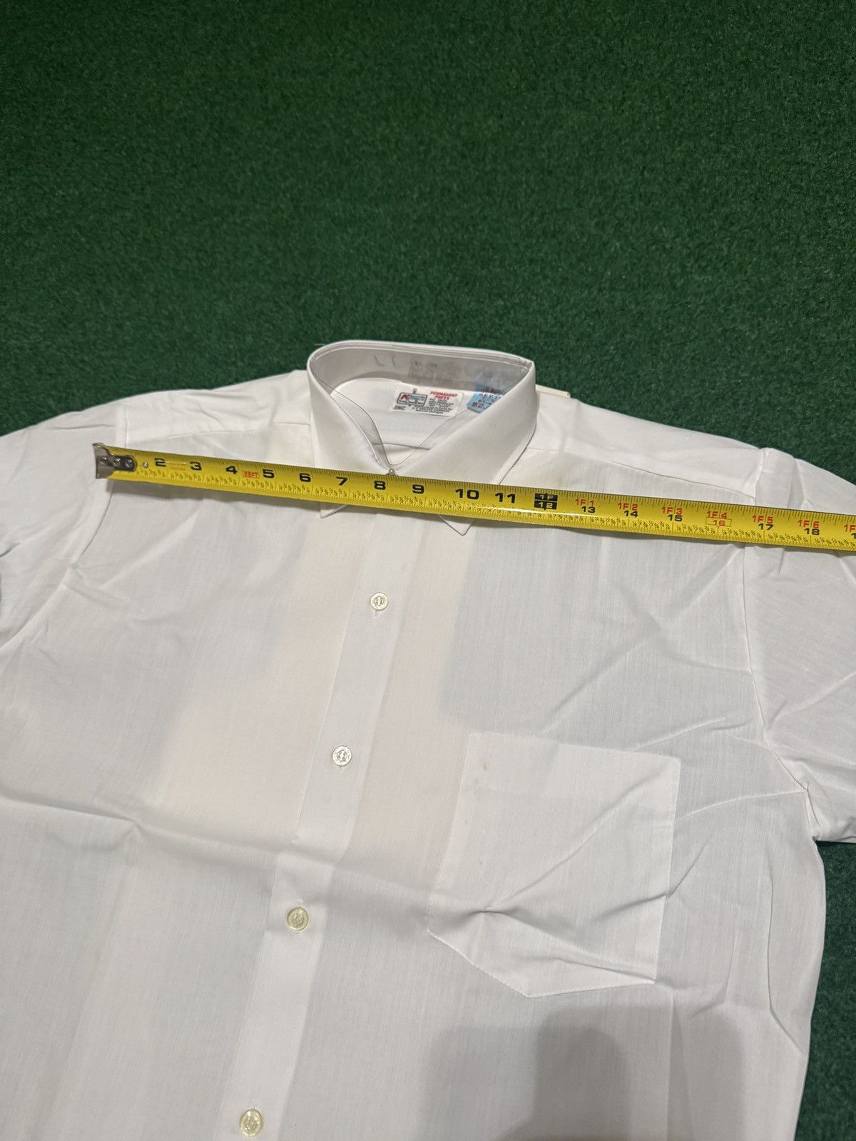 Vintage Vintage Kmart Perm Press White Long Sleeve Lrg Shirt 70s Size US L / EU 52-54 / 3 - 8 Thumbnail