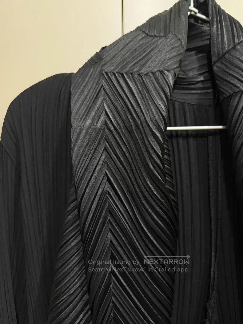 Issey Miyake Main Line Swallowtail Long Cardigan
