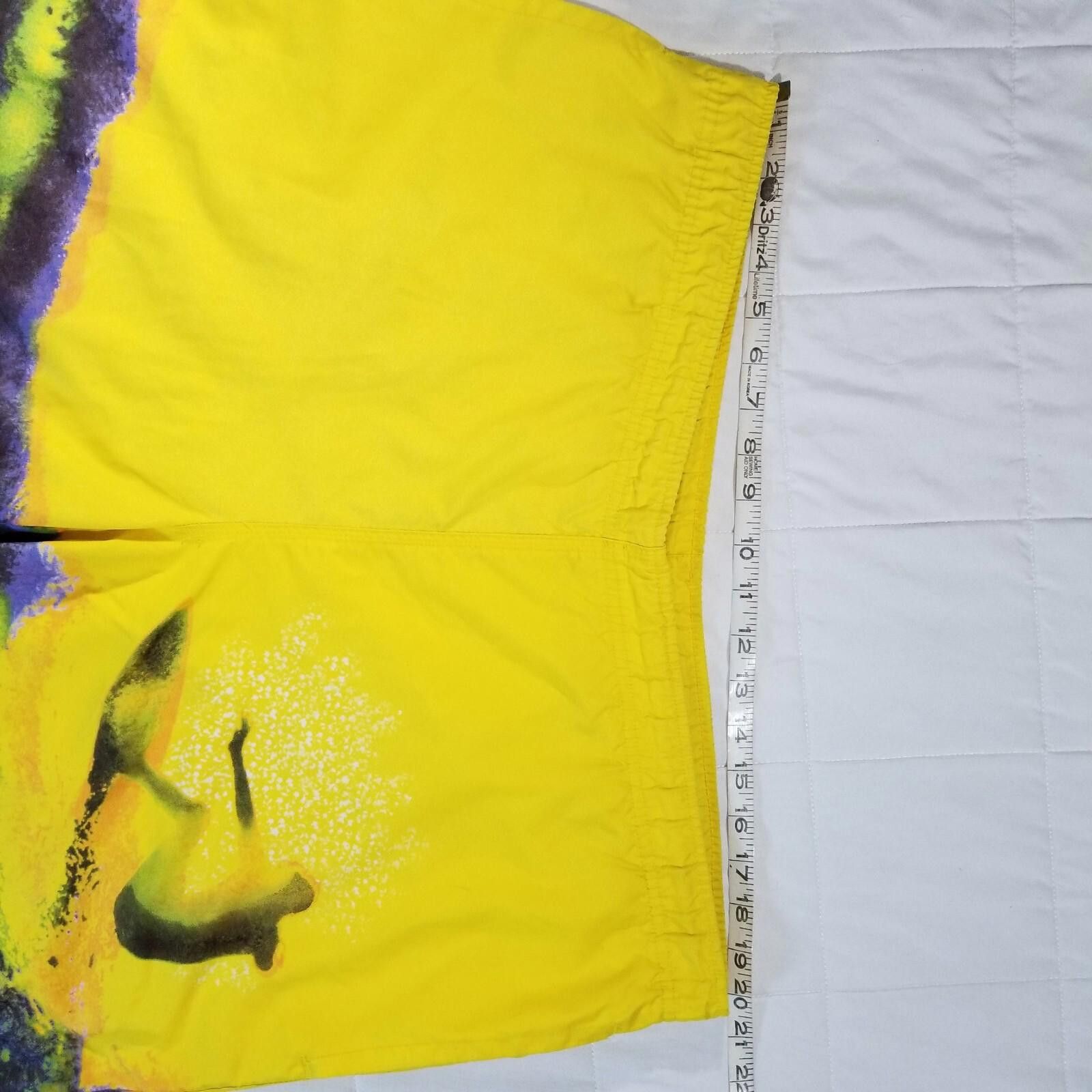 Old Navy Old School Navy Yellow Surfer Swim Shorts Large Size US 34 / EU 50 - 8 Thumbnail