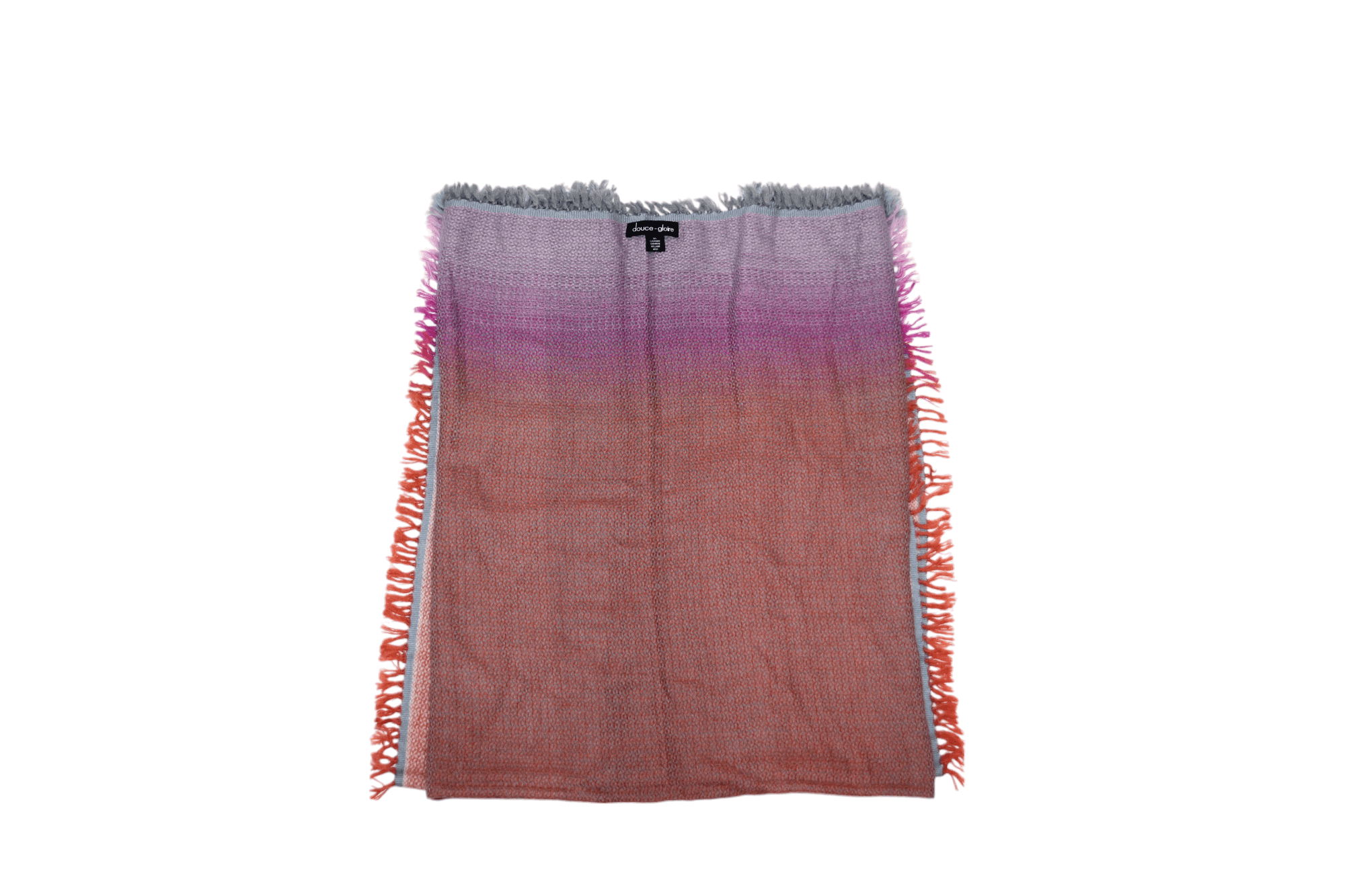 Etro douce-gloire cashmere wool fringed shawl 120x120cm Size ONE SIZE - 6 Thumbnail